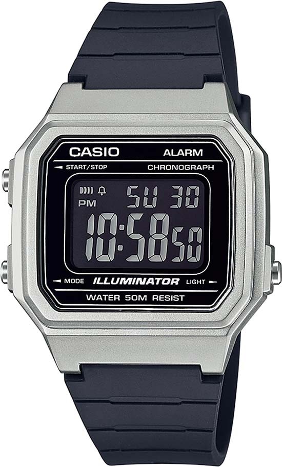 Casio Collection Chronograph »W-217HM-7BVEF«, Quarzuhr, Armbanduhr, Herrenuhr, digital, Kalender, Stoppfunktion