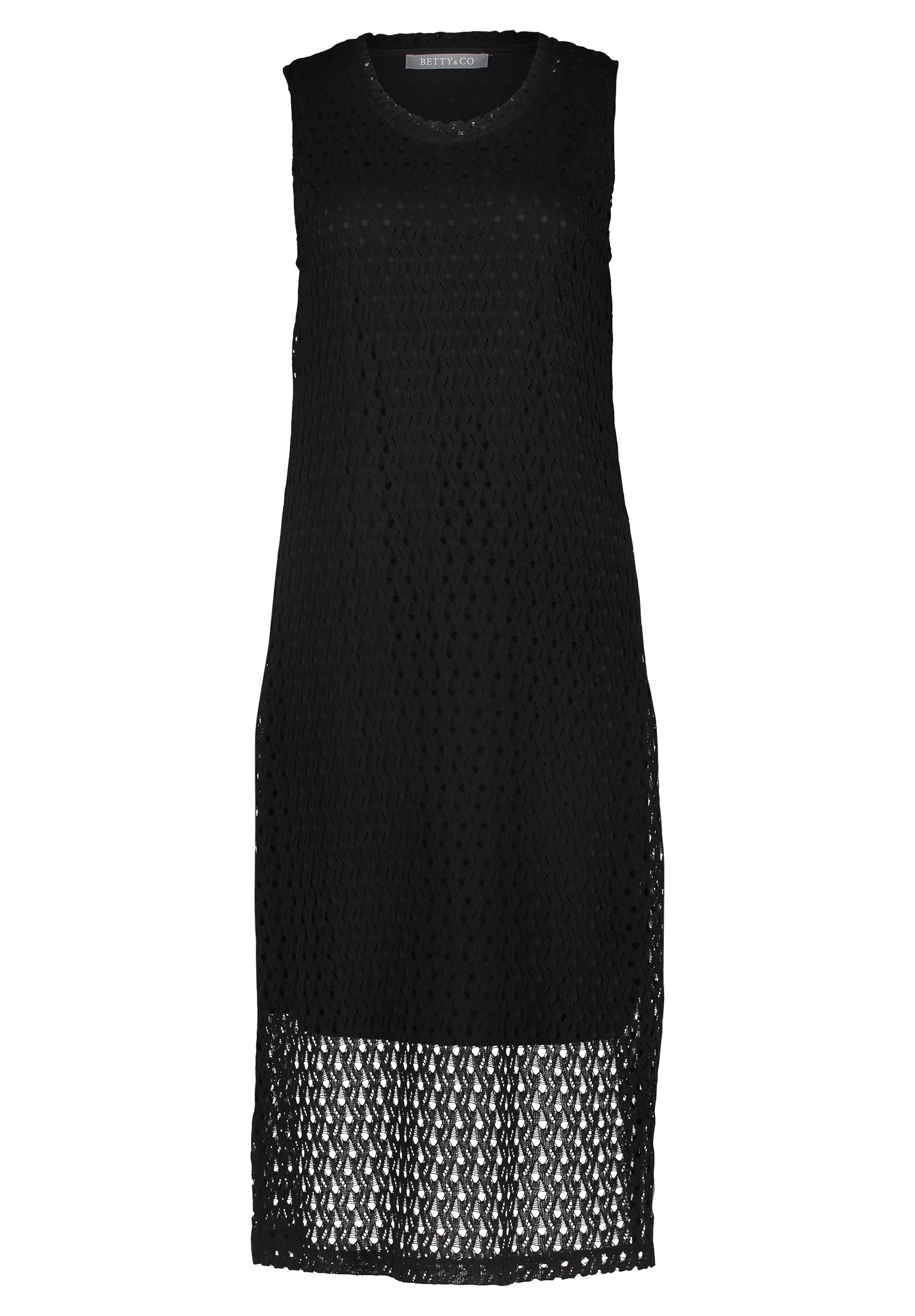 Betty&Co Sommerkleid "Betty & Co Damen Sommerkleid mit Lochmuster", Struktu günstig online kaufen