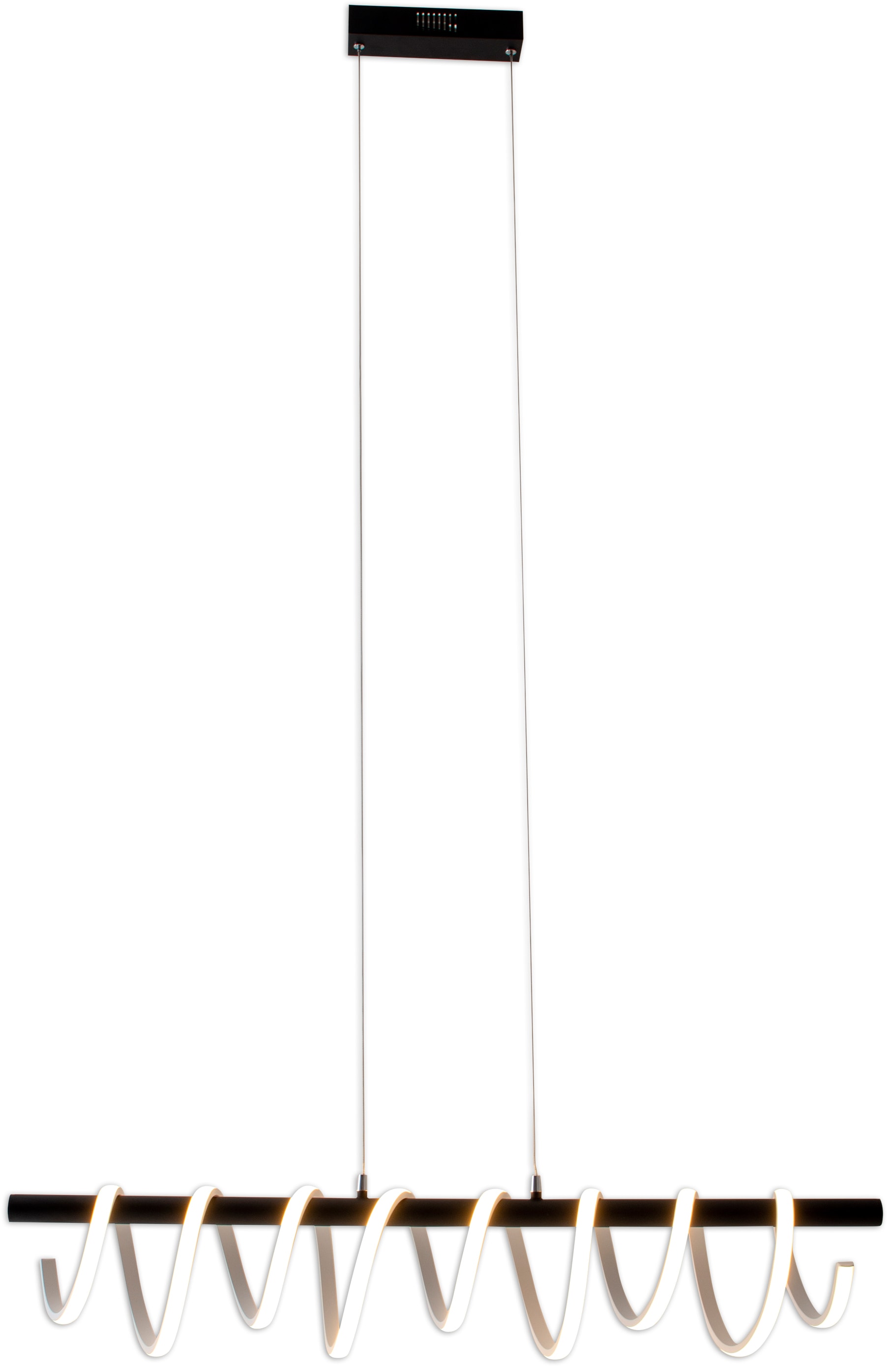 näve LED Pendelleuchte »Belleza«, Leuchtmittel LED-Board | LED fest integriert, 3 Stufen dimmbar über Wandschalter, schwarz/weiß, Effizienzklasse: F