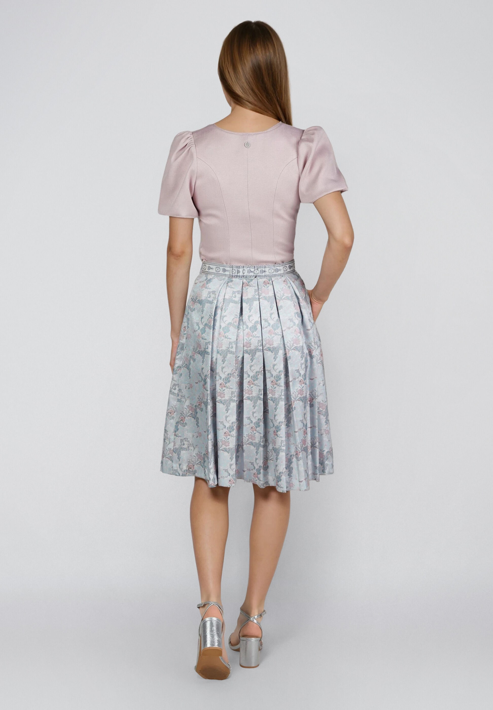 Spieth & Wensky A-Linien-Rock »Hilton« mit Gürtel, mit eleganter Faltenführung