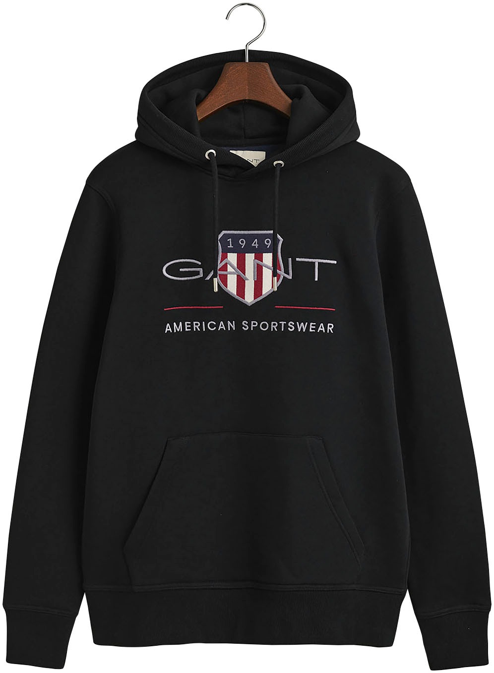 Gant Hoodie »REG ARCHIVE SHIELD HOODIE«, mit modischer Logostickerei auf der Brust