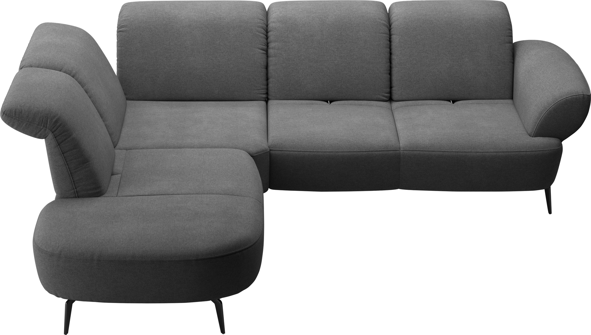 sit&more Ecksofa »Dance«, inkl.System Click&Seat und Sitztiefenverstellung
