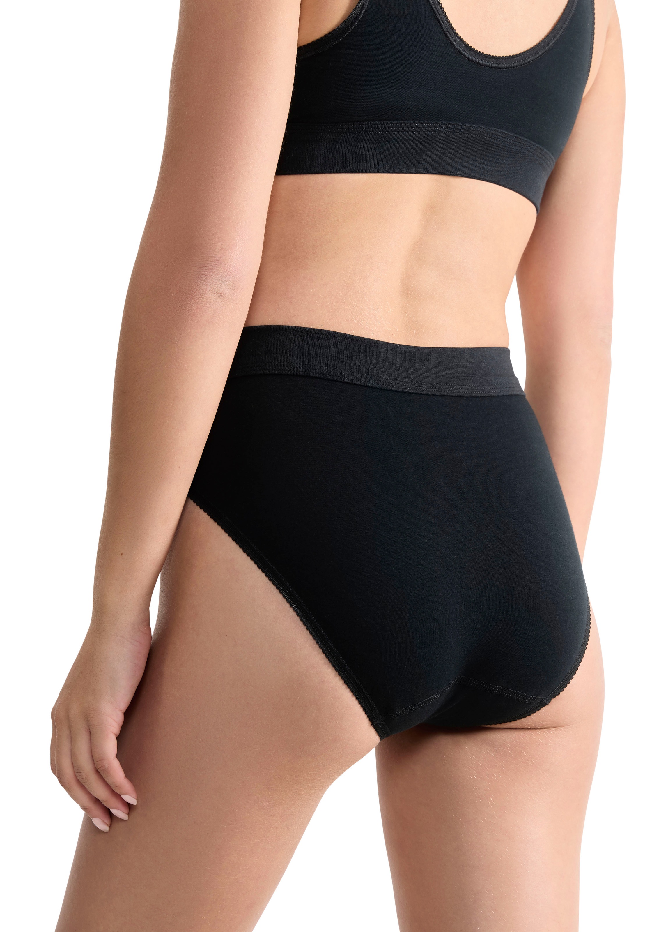sloggi Tai-Slip »Double Comfort« 2er Pack,  elastisch, hoher Beinausschnitt, Baumwollmix, sportlicher Look