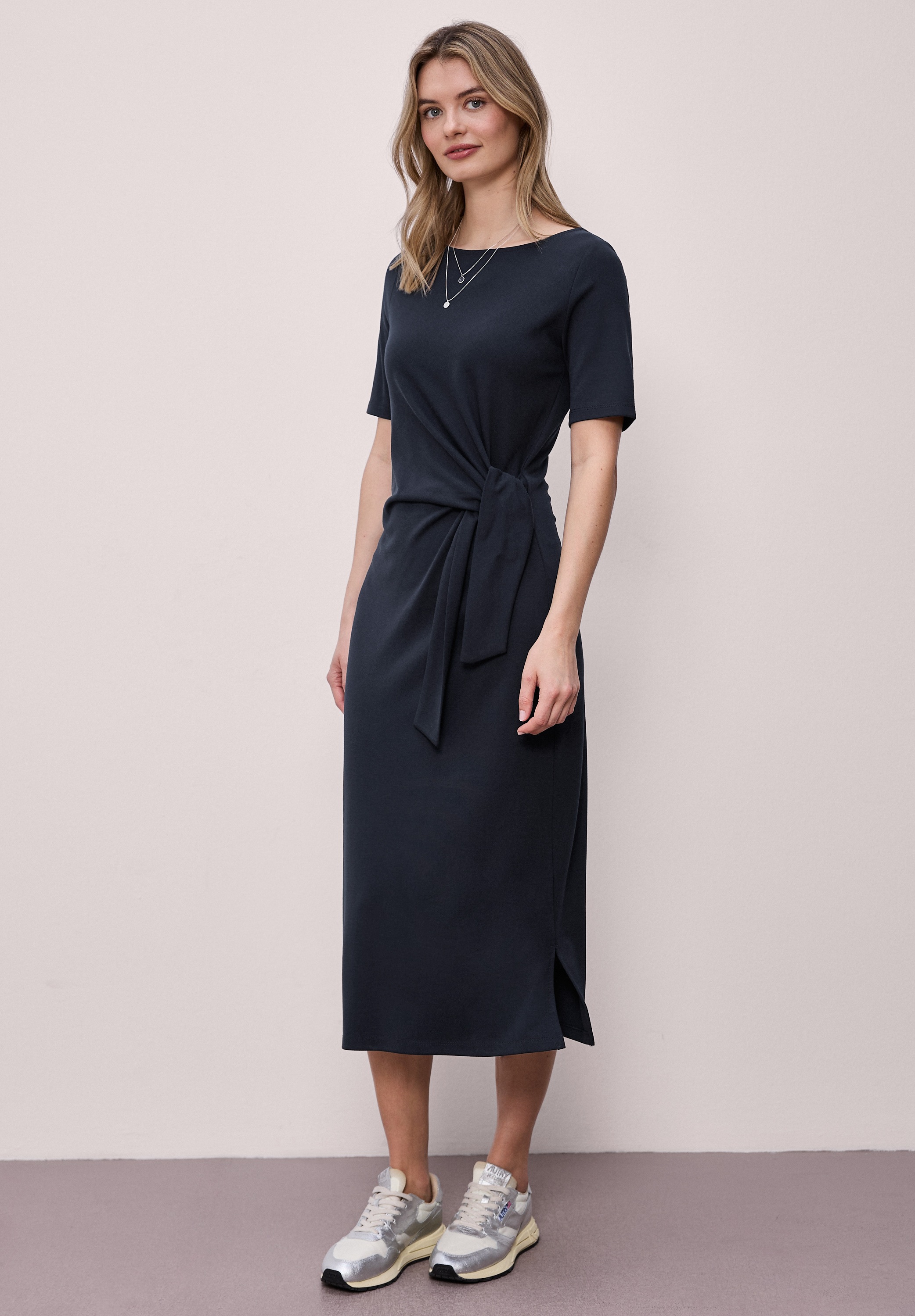 STREET ONE Jerseykleid Ohne Taschen mit Rundhalsausschnitt günstig online kaufen