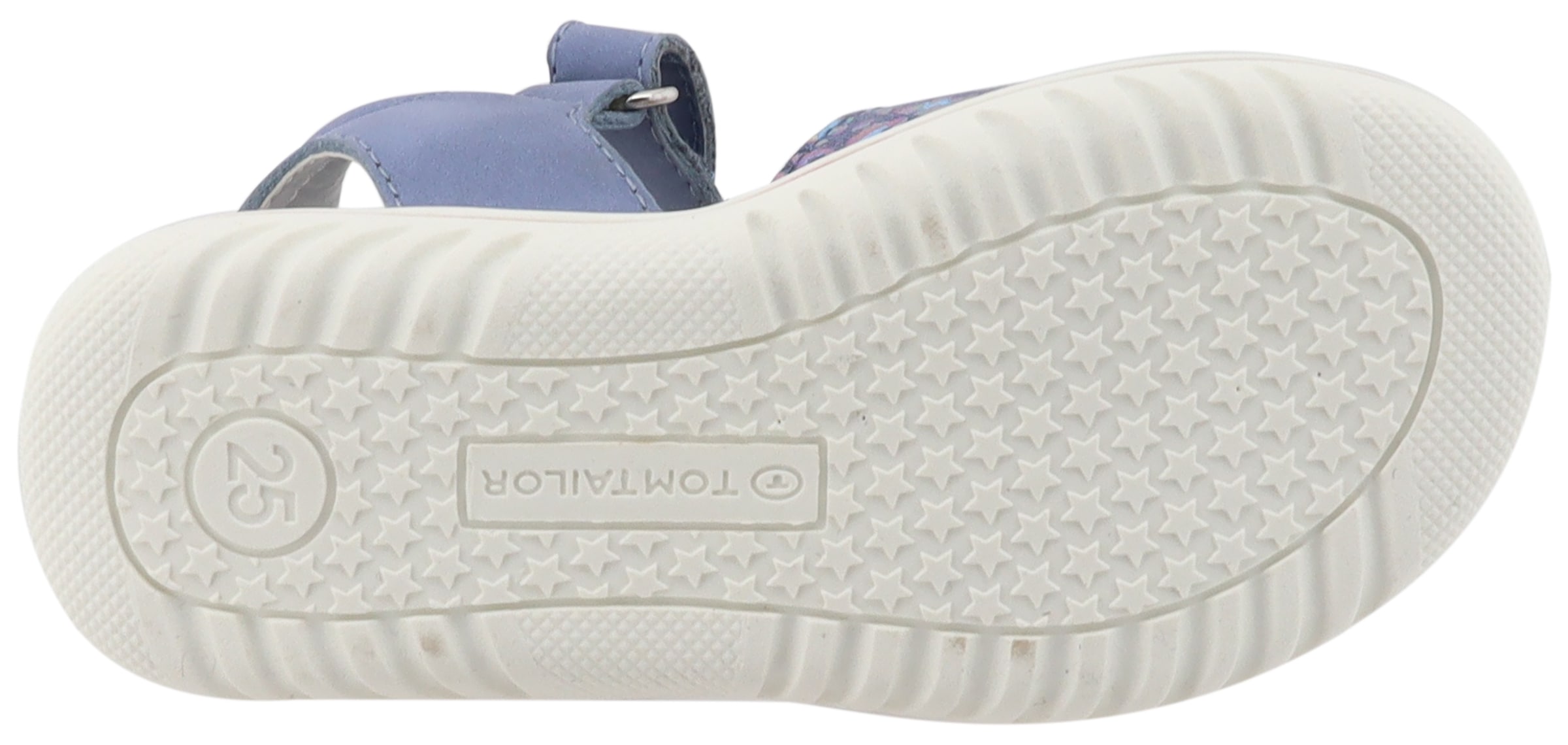 TOM TAILOR Sandale, Sommerschuh, Klettschuh, Kinderschuh mit bunten Drucken