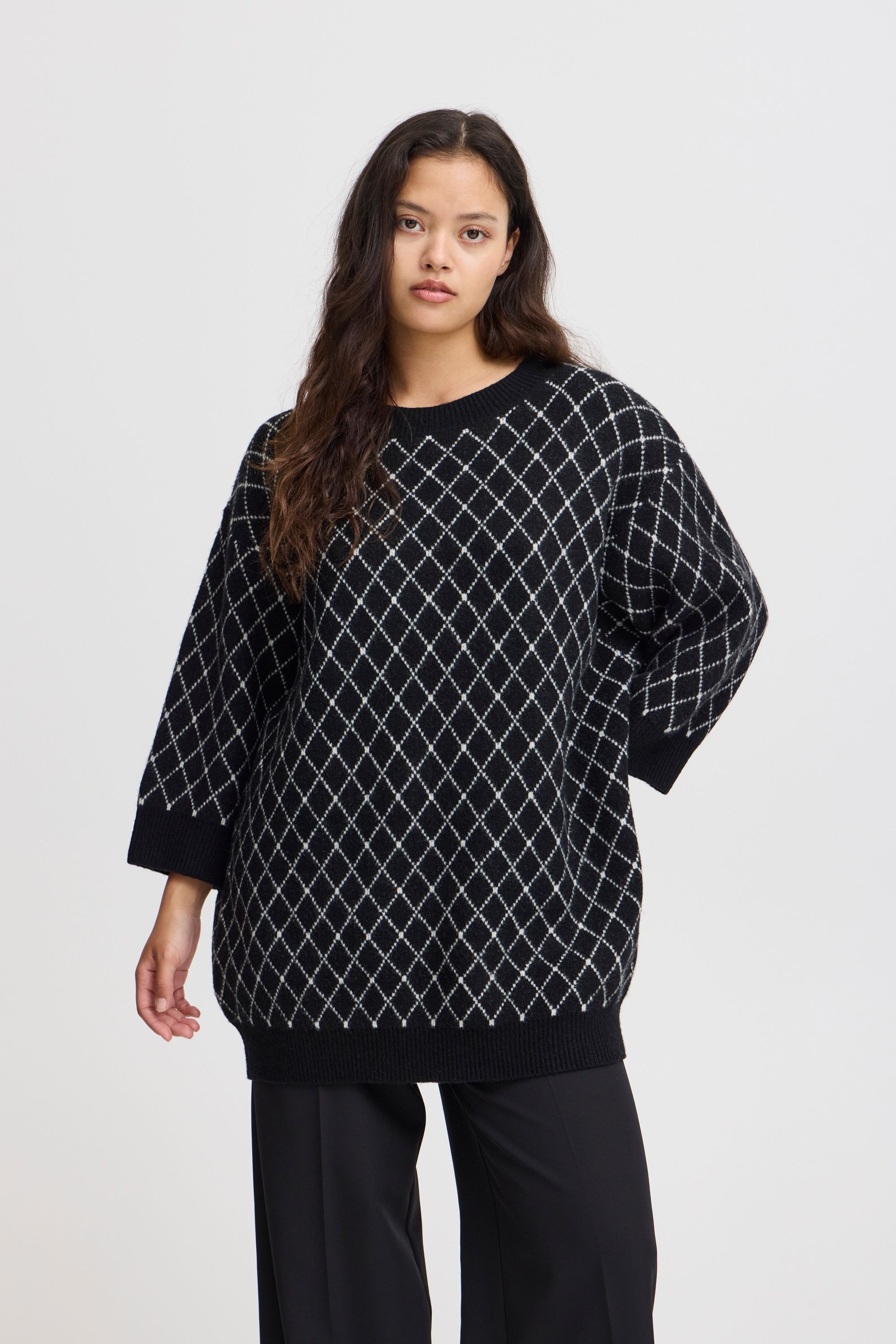 Ichi Strickpullover »Strickpullover IHALVINO MS«