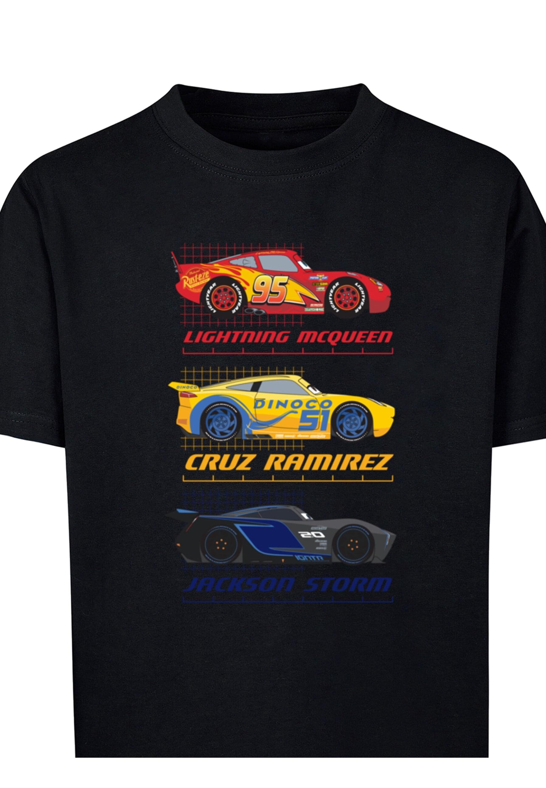ABSOLUTE CULT T-Shirt »ABSOLUTE CULT Herren Kids Cars - Racer Profile T-Shirt«, (1 tlg.)