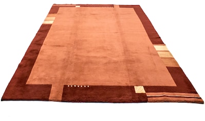 morgenland Wollteppich »Nepal Teppich handgeknüpft braun«, rechteckig, 18 mm Höhe,... kaufen