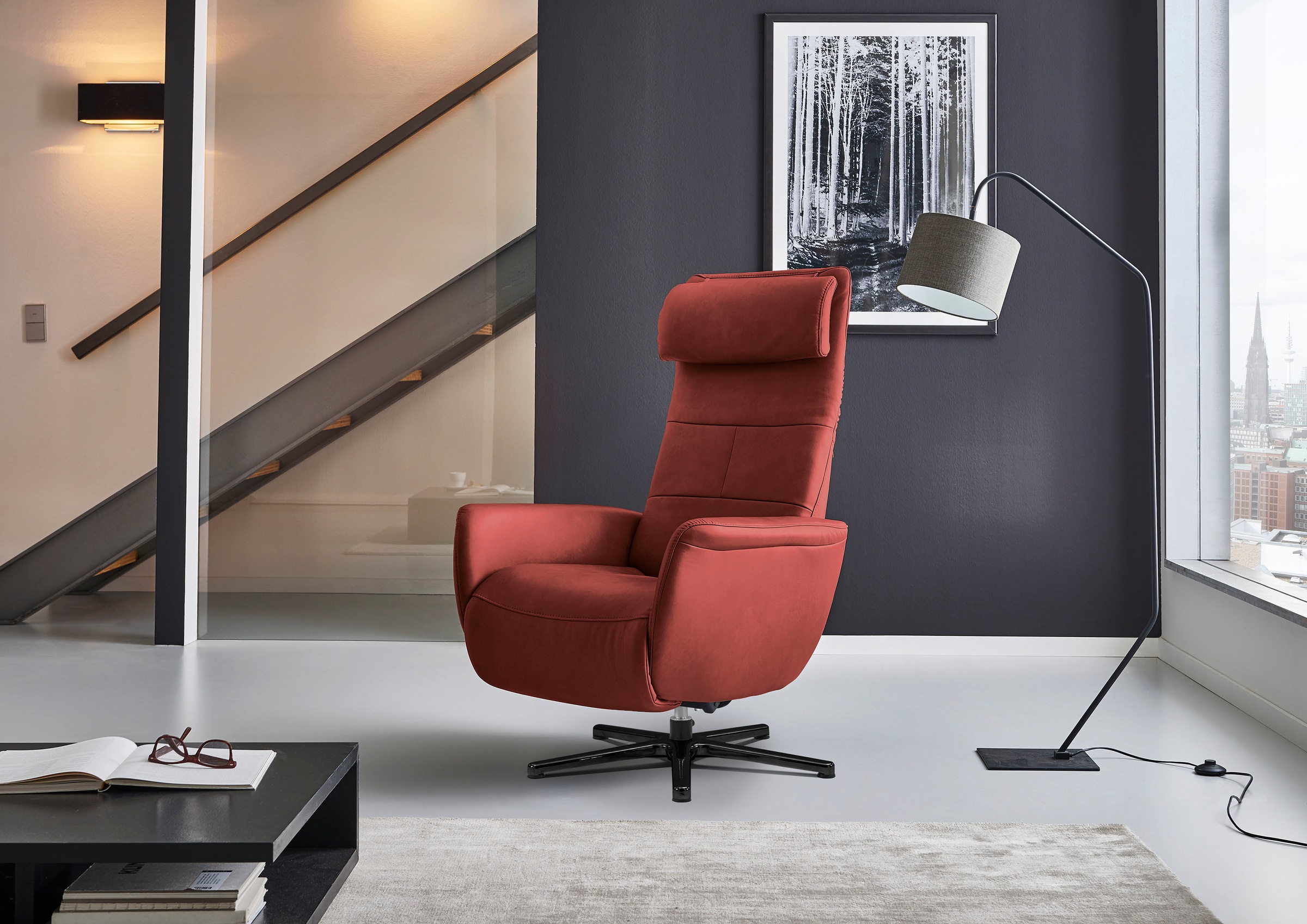 HUKLA Sessel "HU-LC17037", Verstellbare Beinauflage und Rückenlehne, hochkl günstig online kaufen