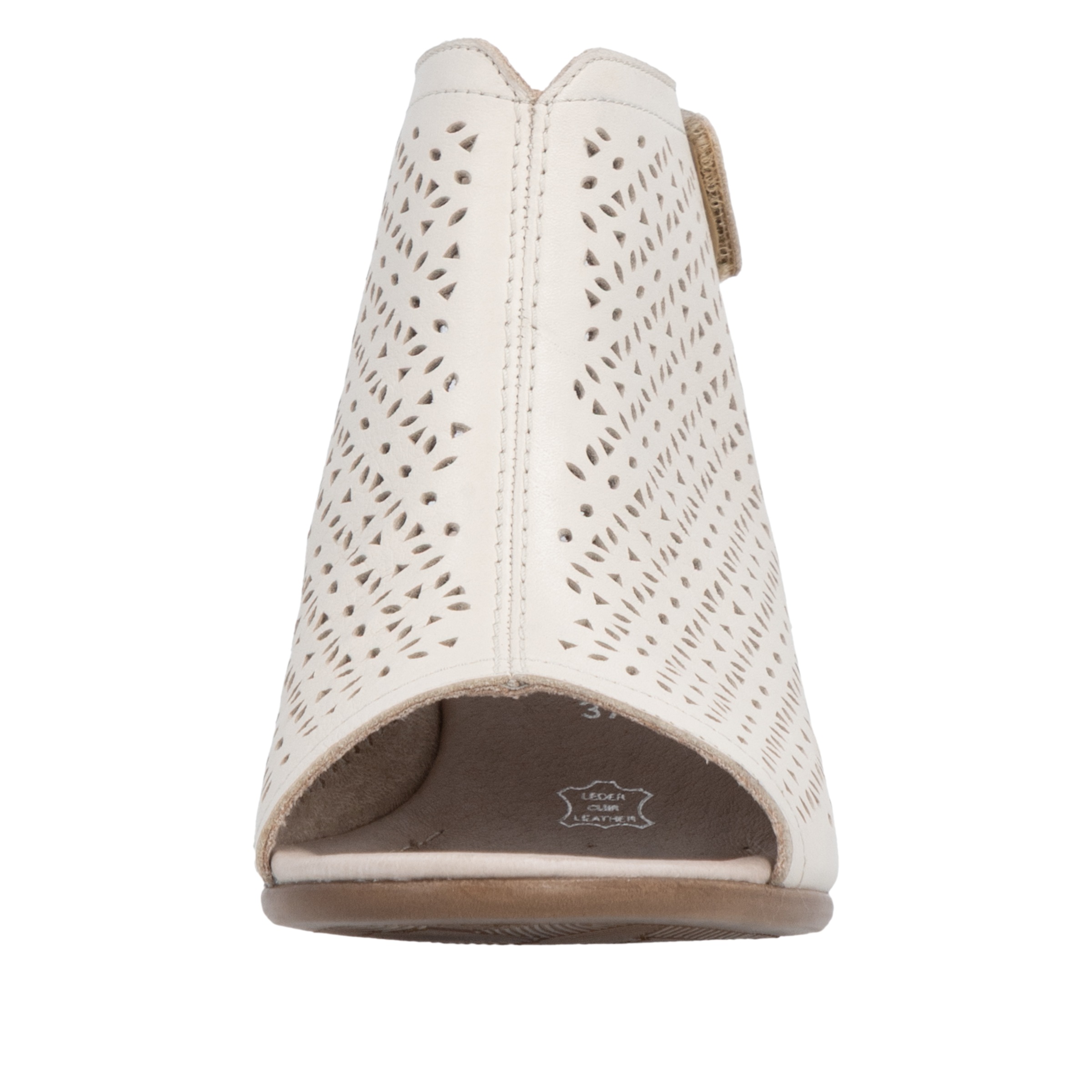 Remonte Schaftsandalette  Sommerschuh mit Blockabsatz und Klettriemchen an der Ferse