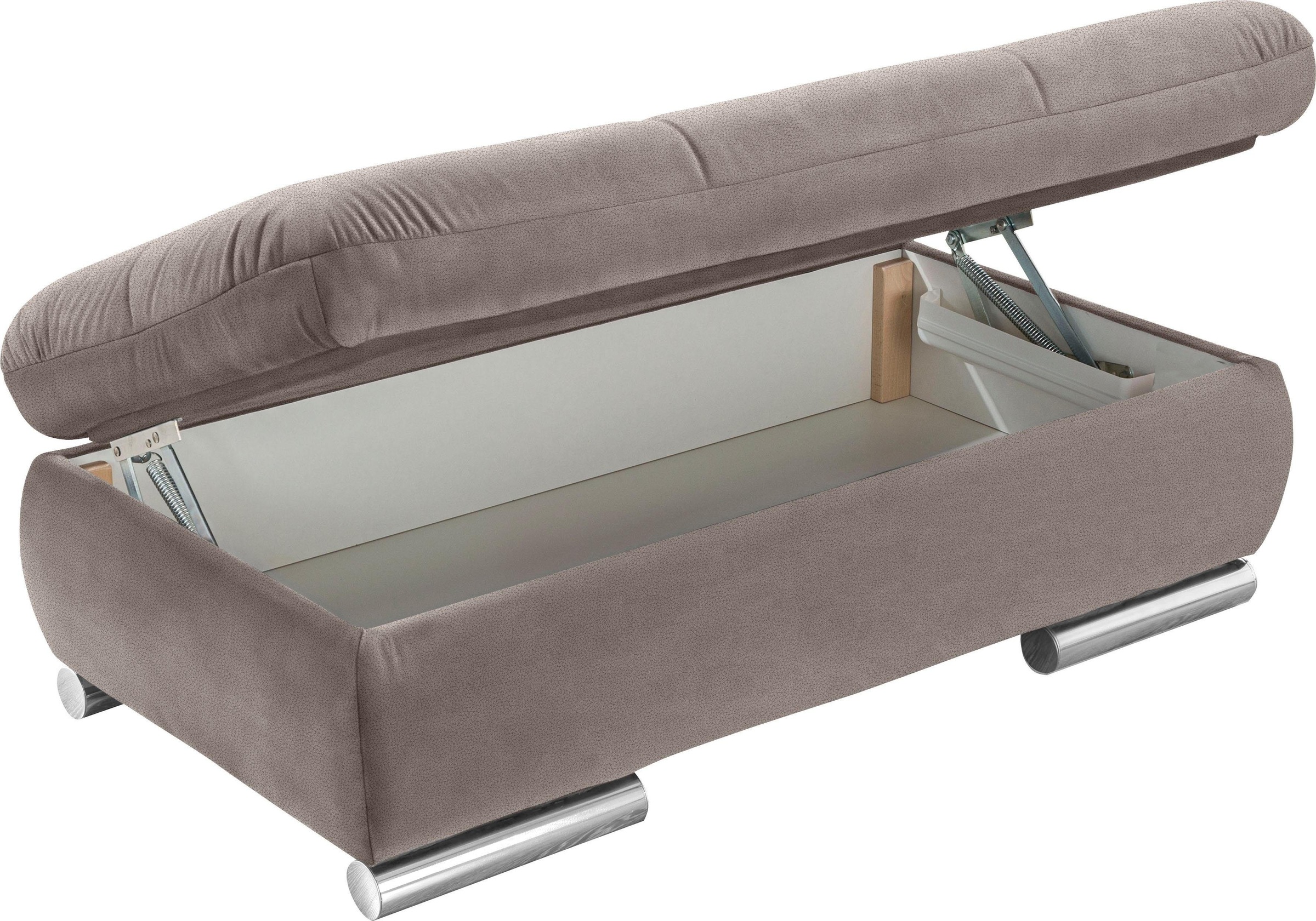 Stauraumhocker "SO 4100", grau (steelgrau), B:128cm H:43cm T:68cm, SET ONE BY MUSTERRING, Hocker 2