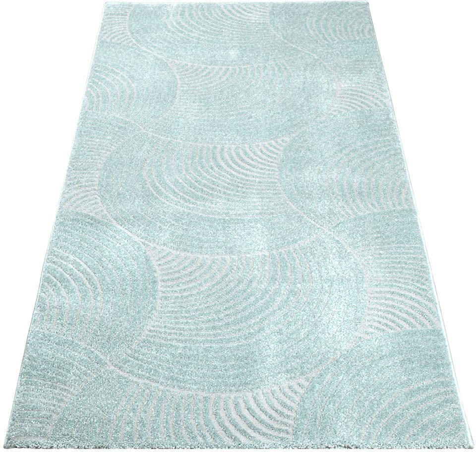 Carpet City Teppich "Friseé-Teppich FANCY 647" rechteckig 12 mm Höhe Läufer günstig online kaufen