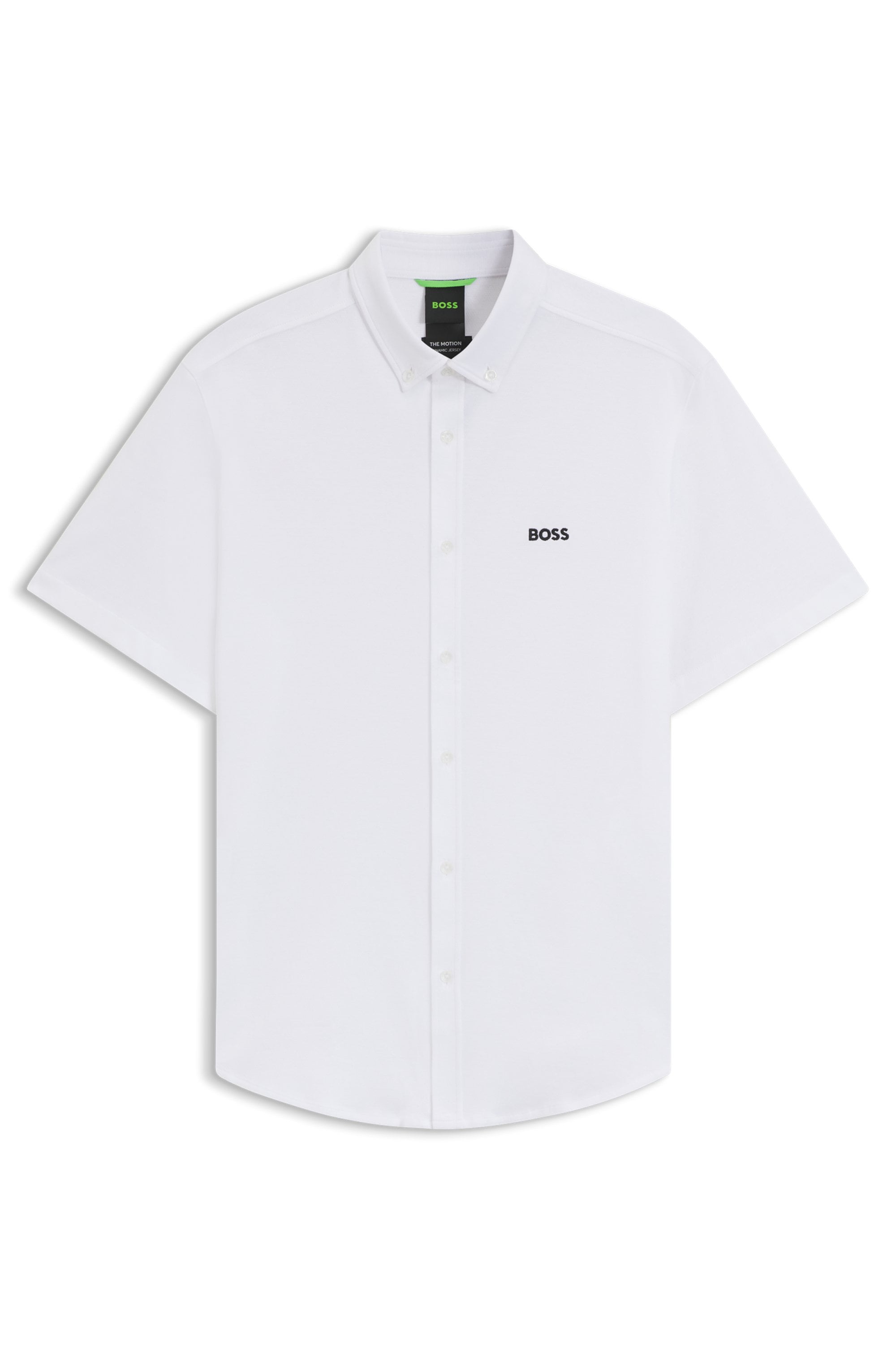 BOSS GREEN Kurzarmhemd »B Motion S«, softe Baumwolle, Vier-Wege-Stretch, knitterfrei