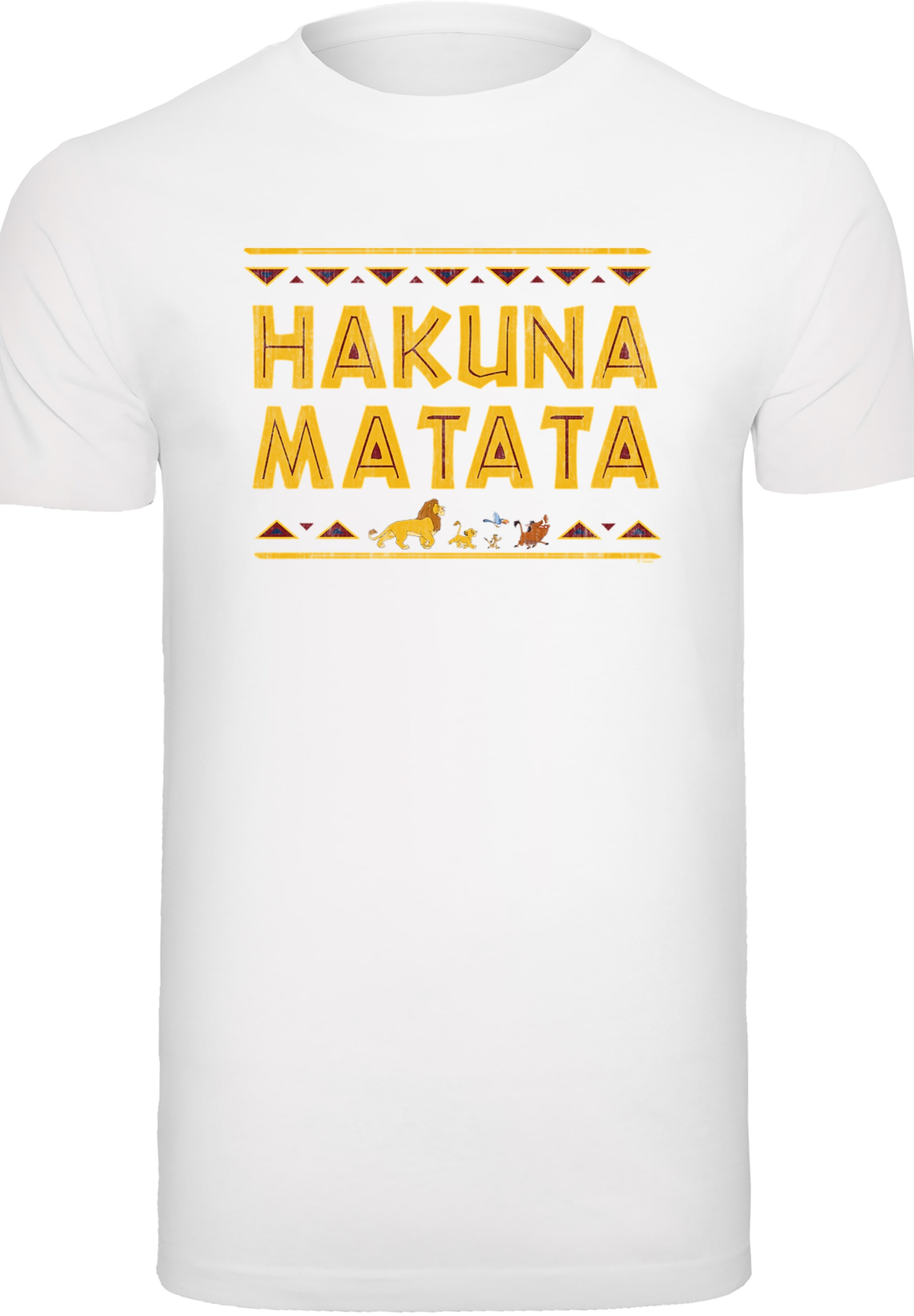 F4NT4STIC T-Shirt »Disney König der Löwen Hakuna Matata«, Herren,Premium Merch,Regular-Fit,Basic,Bedruckt