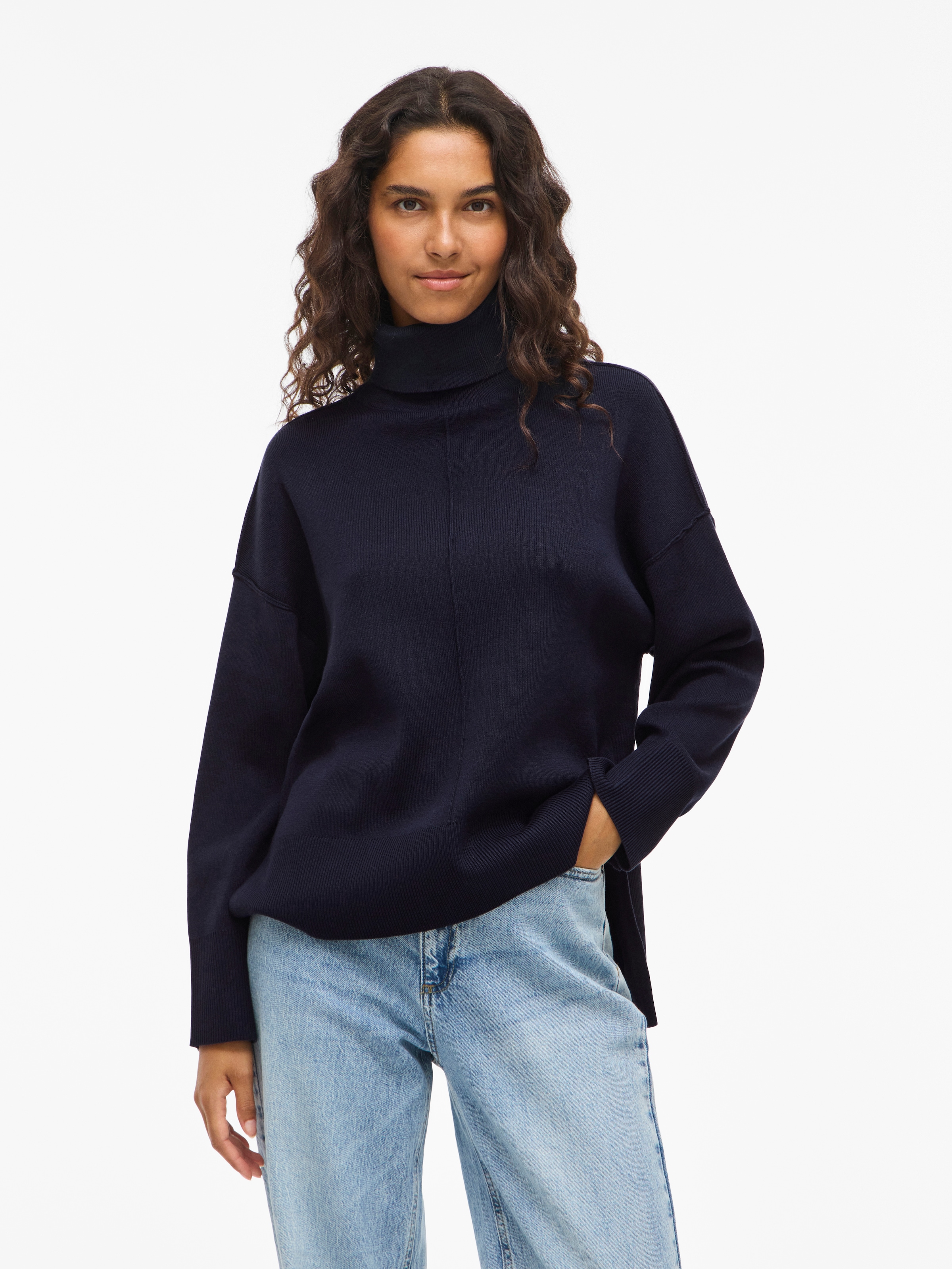 Vila Rollkragenpullover "VIOSTRIA ROLLNECK L/S KNIT TOP-NOOS" günstig online kaufen