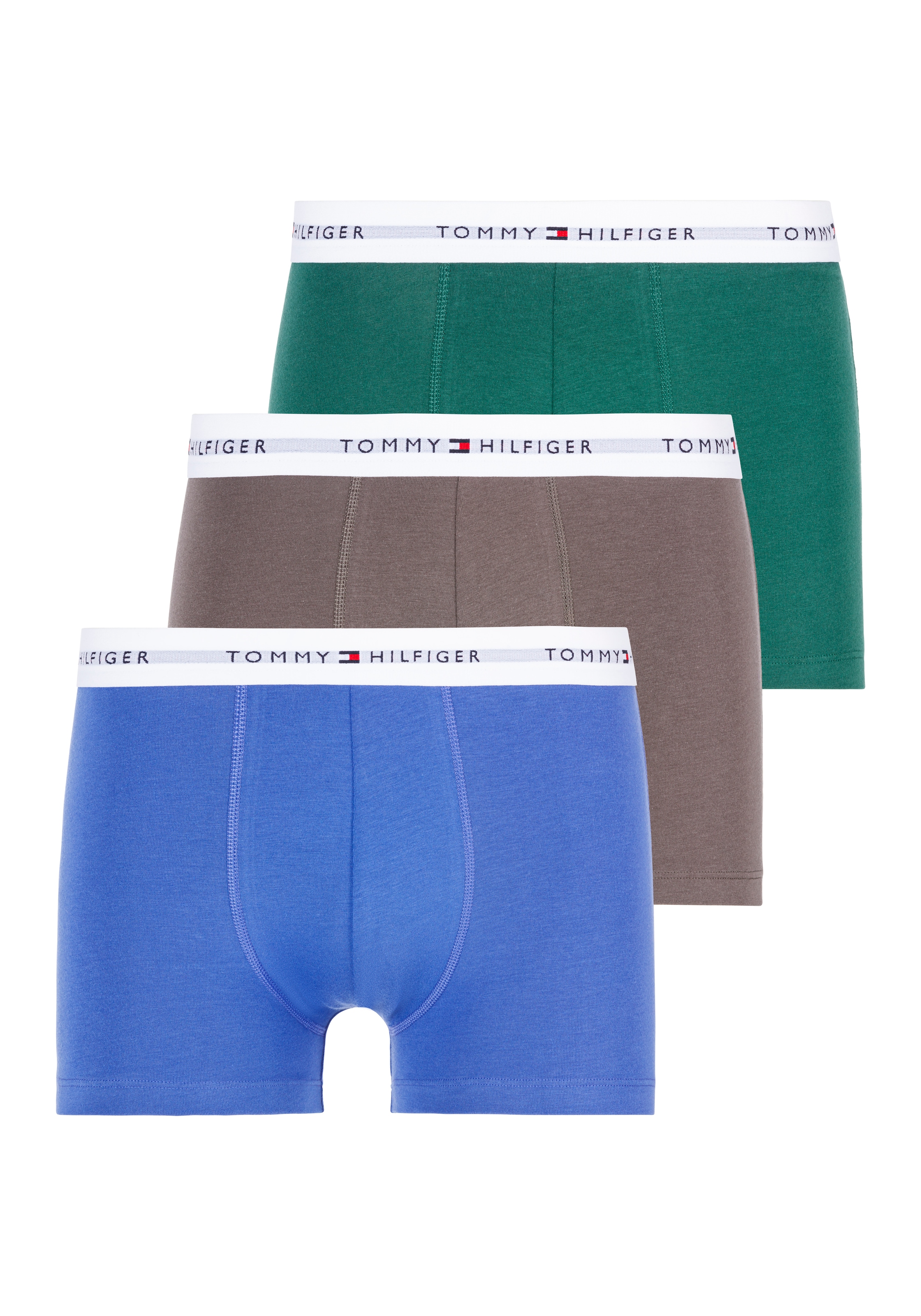 Tommy Hilfiger Underwear Trunk »3P TRUNK«, (Packung, 3 St., 3er-Pack), mit Logobund