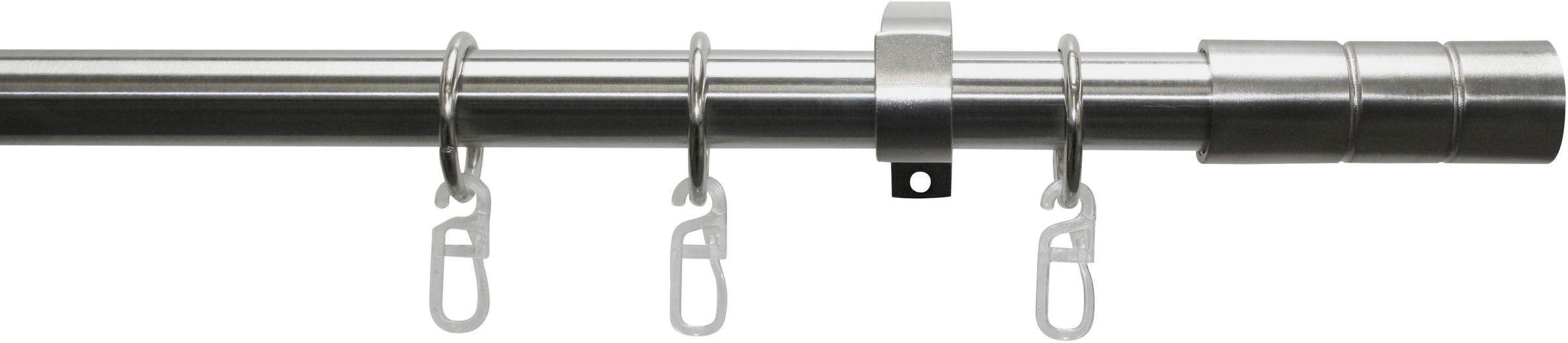 GARDINIA Gardinenstange "Set Metall" 1 läufig-läufig Fixmaß 1-Lauf günstig online kaufen