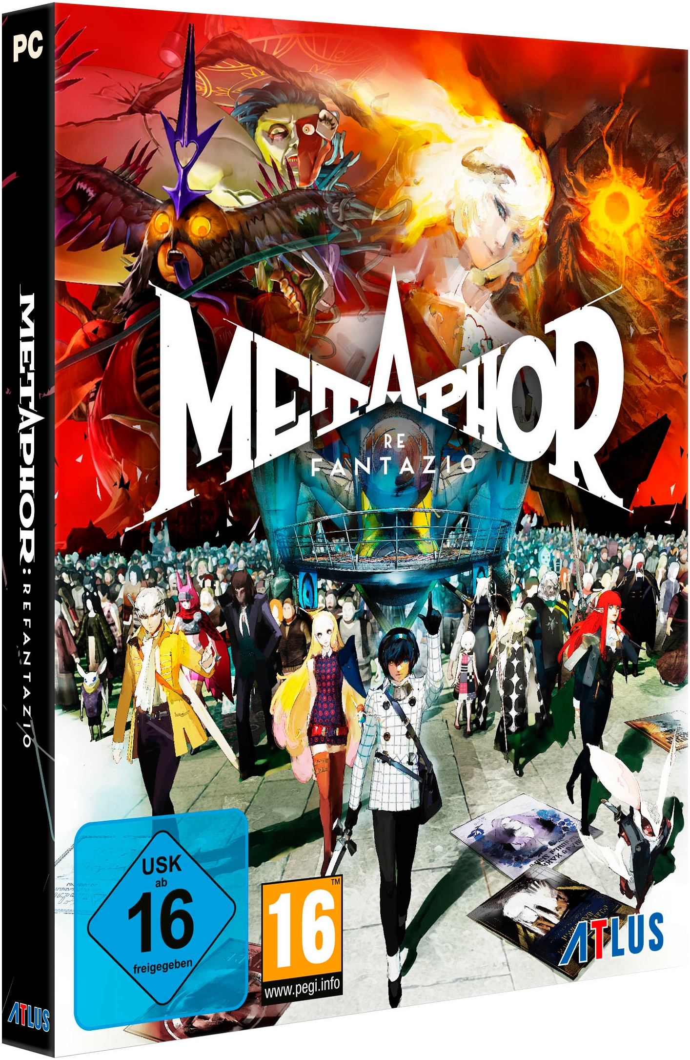 ATLUS Spielesoftware "Metaphor: ReFantazio Steelbook Edition", PC, transparent, Spielesoftware