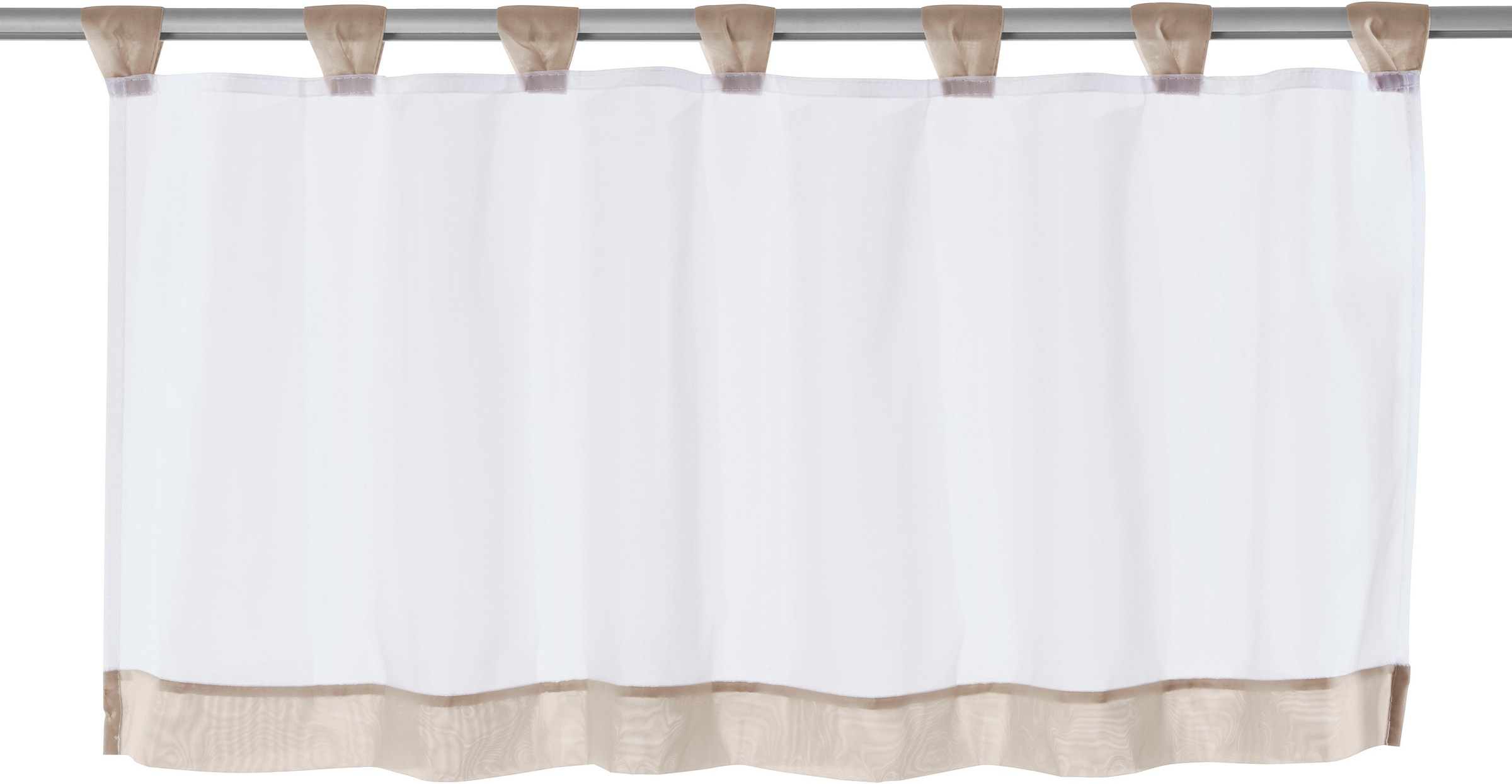 my home Scheibengardine "Bitola" Schlaufen 1 Stk. tlg. Fertiggardine, trans günstig online kaufen