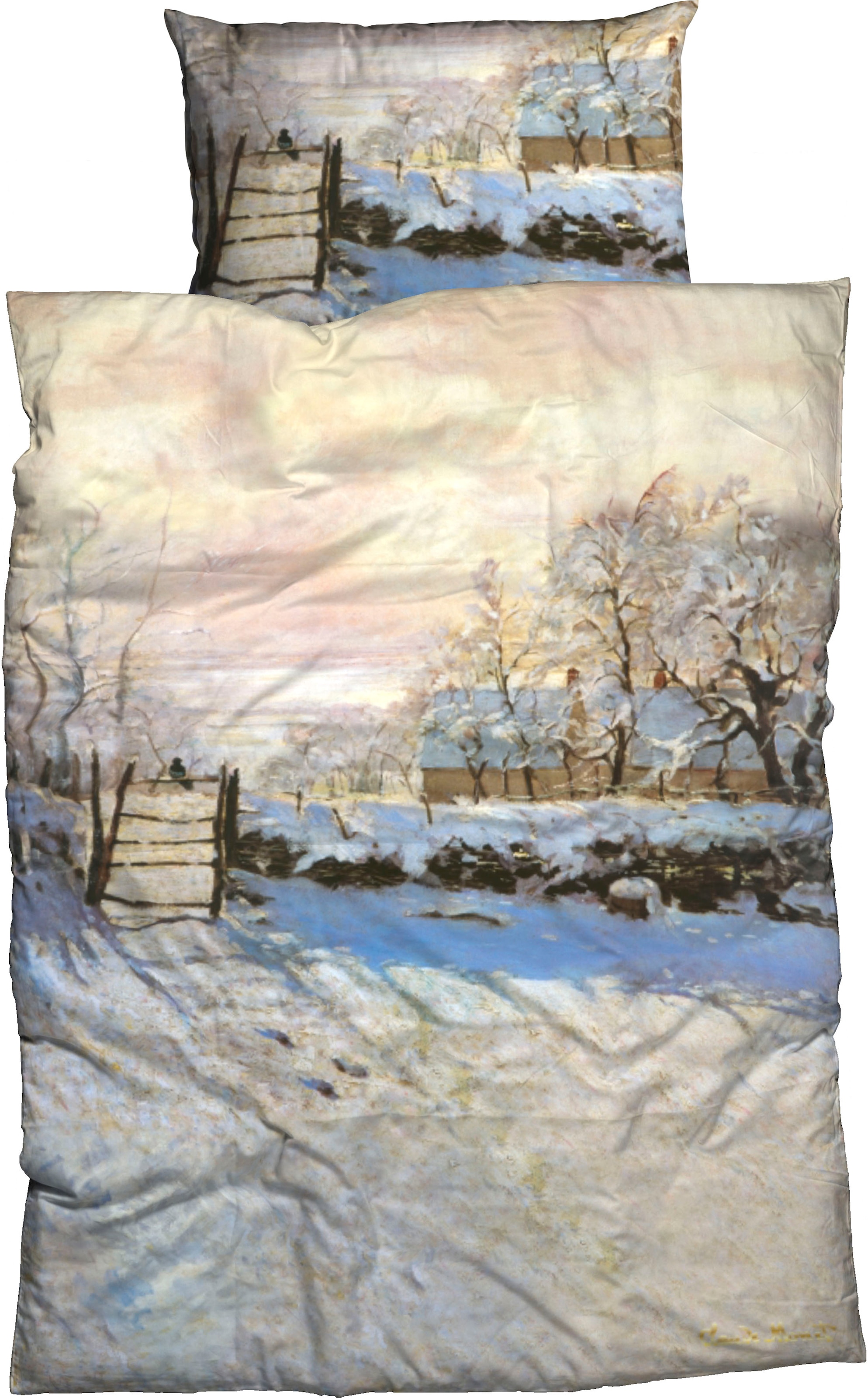 Goebel Bettwäsche "Elster" 2 Stk. tlg. winterlich, außergewöhnlich günstig online kaufen