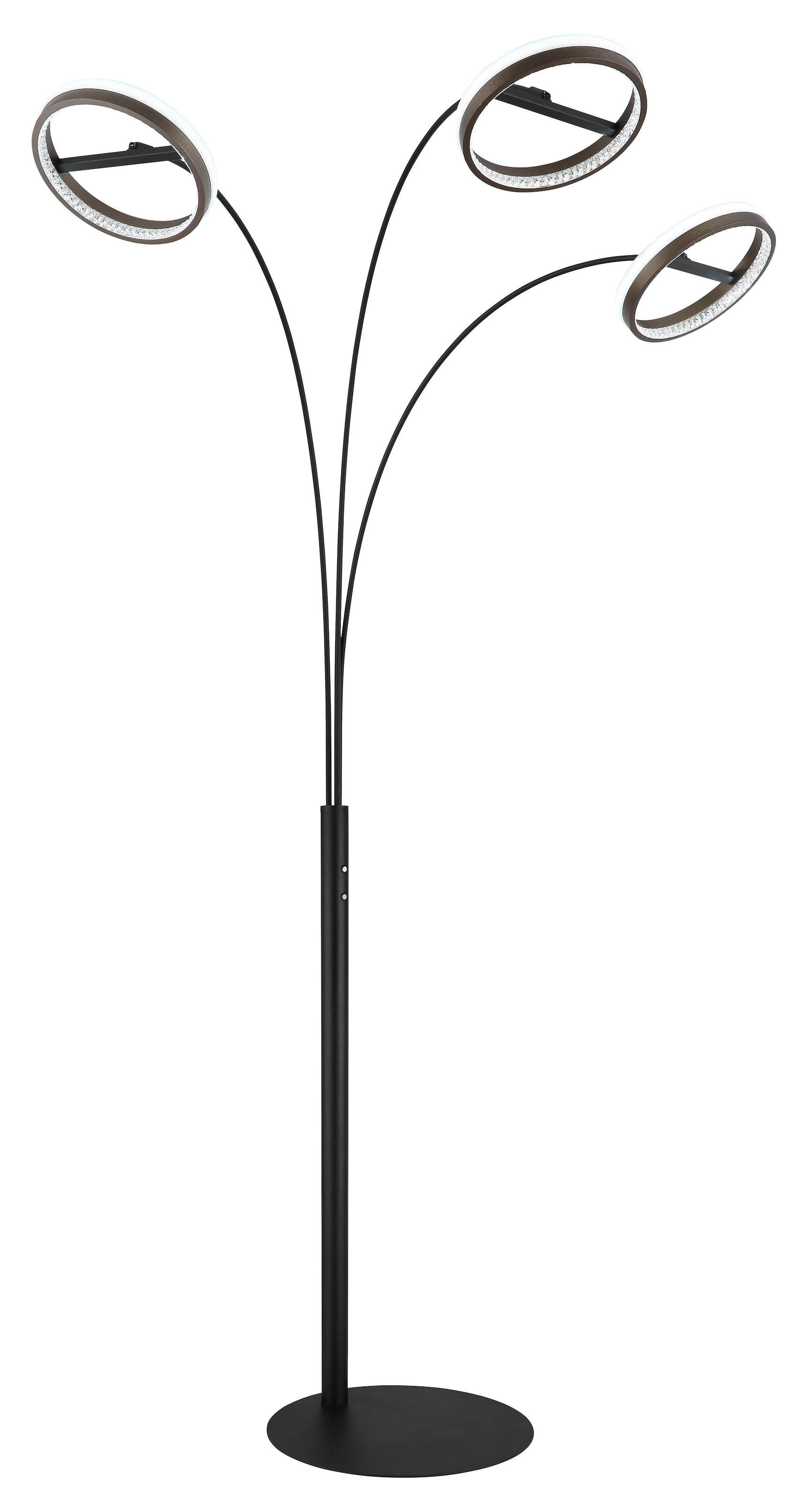 GLOBO LIGHTING Stehlampe »DELLA« LED-Modul 1 Stk. warmweiß - kaltweiß Stehlampe Wohnzimmer Schlafzimmer Flur Design-Leuchte