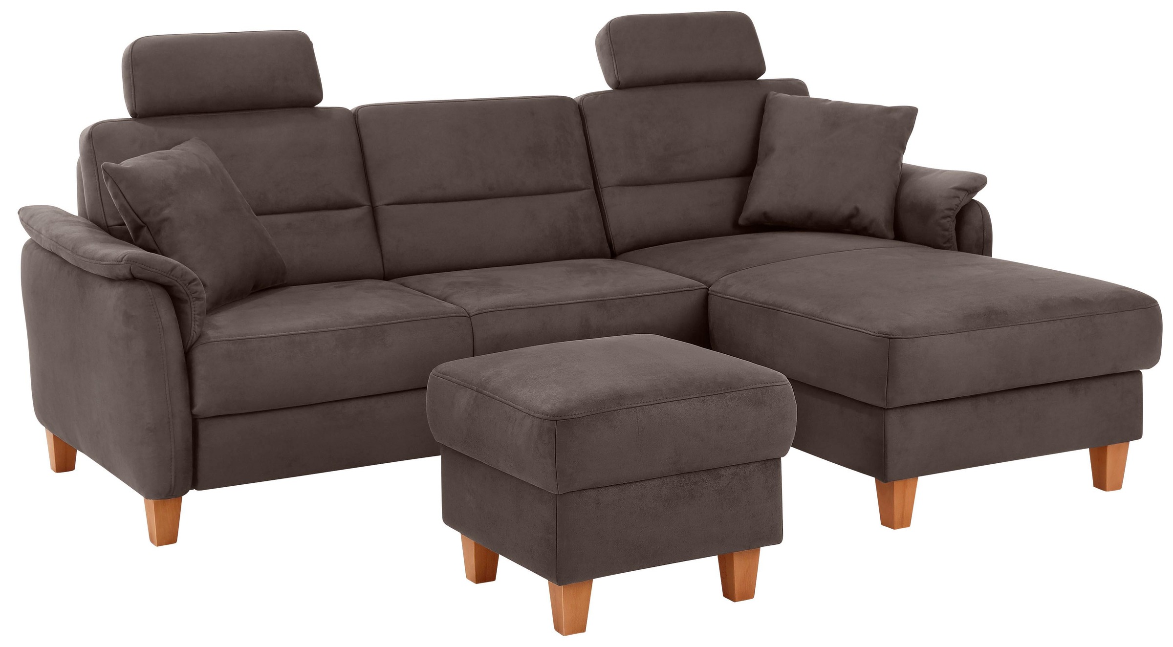 Home affaire Ecksofa »Palmera L-Form«, Federkern, wahlweise mit Bettfunktion und mit/ohne Bettkasten