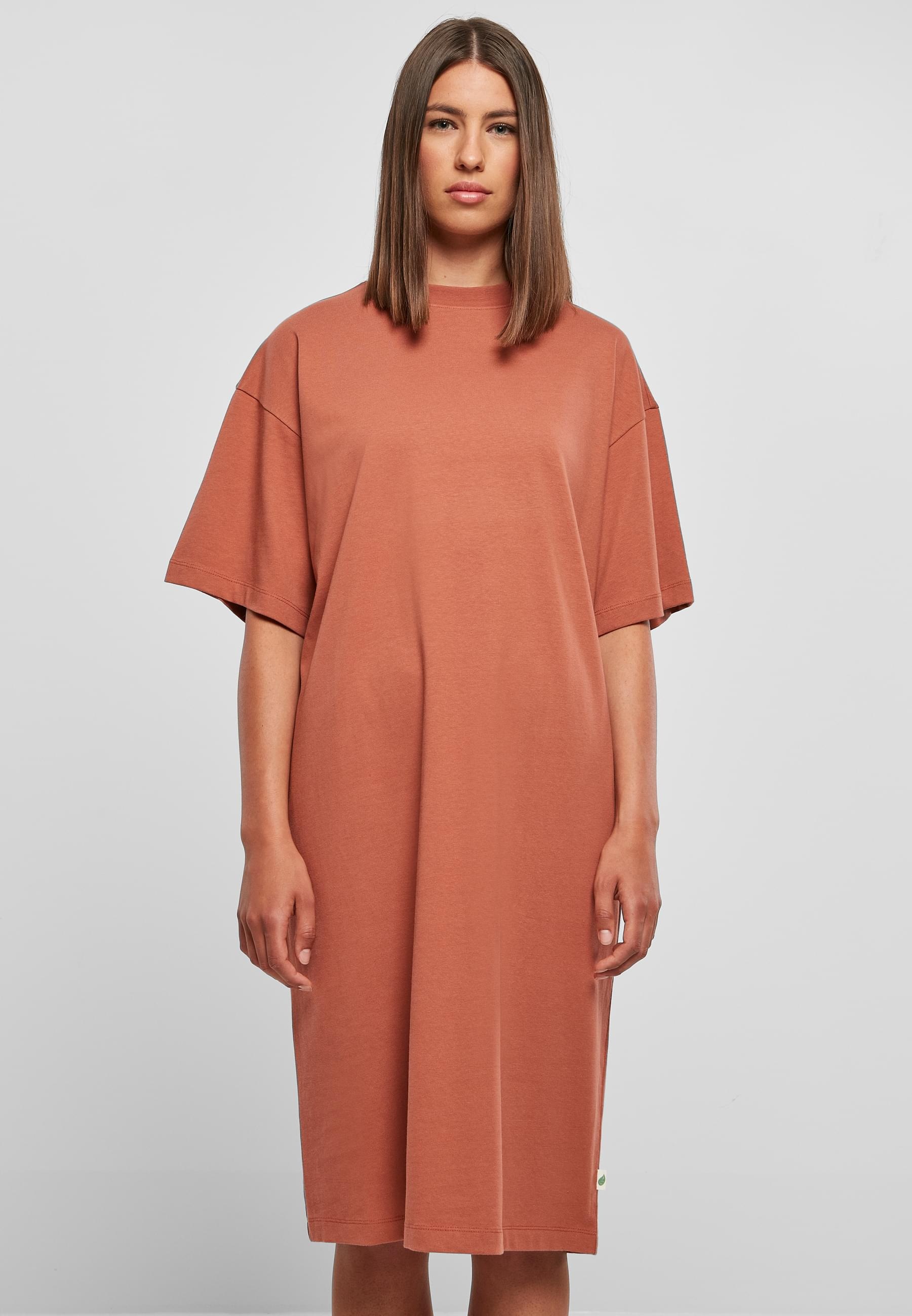 URBAN CLASSICS Shirtkleid »Urban Classics Damen Ladies Organic Long Oversized Tee Dress«, (1 tlg.)