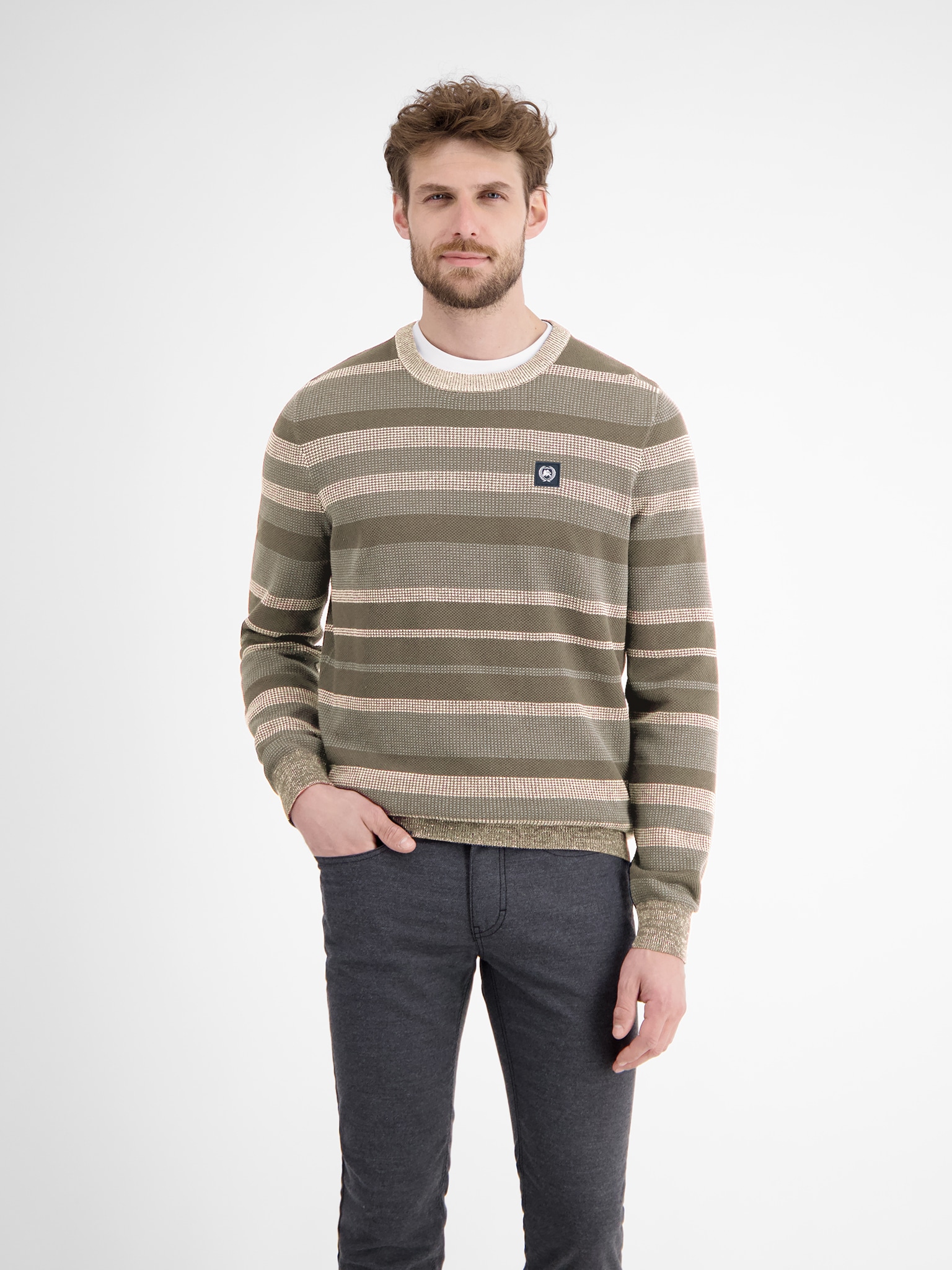 LERROS Strickpullover, in Streifen-Optik günstig online kaufen