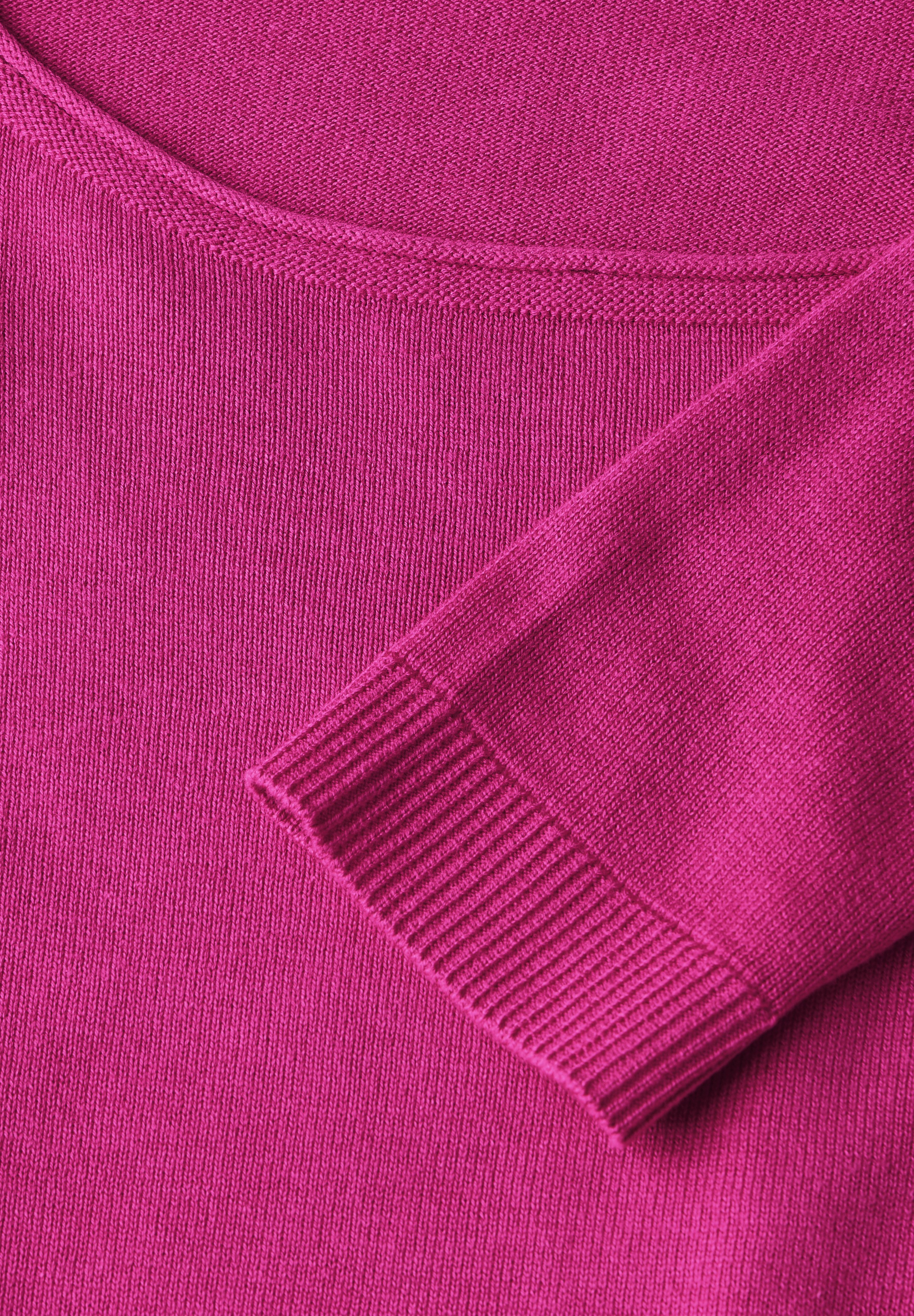 STREET ONE Strickpullover, mit U-Boot-Ausschnitt