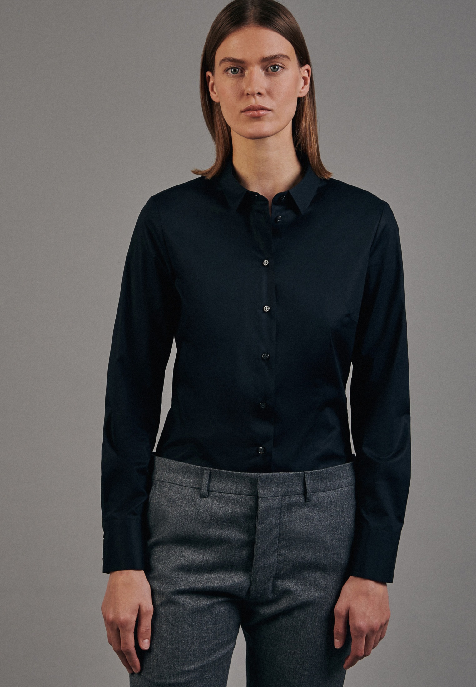 seidensticker Klassische Bluse, Kragen Uni günstig online kaufen