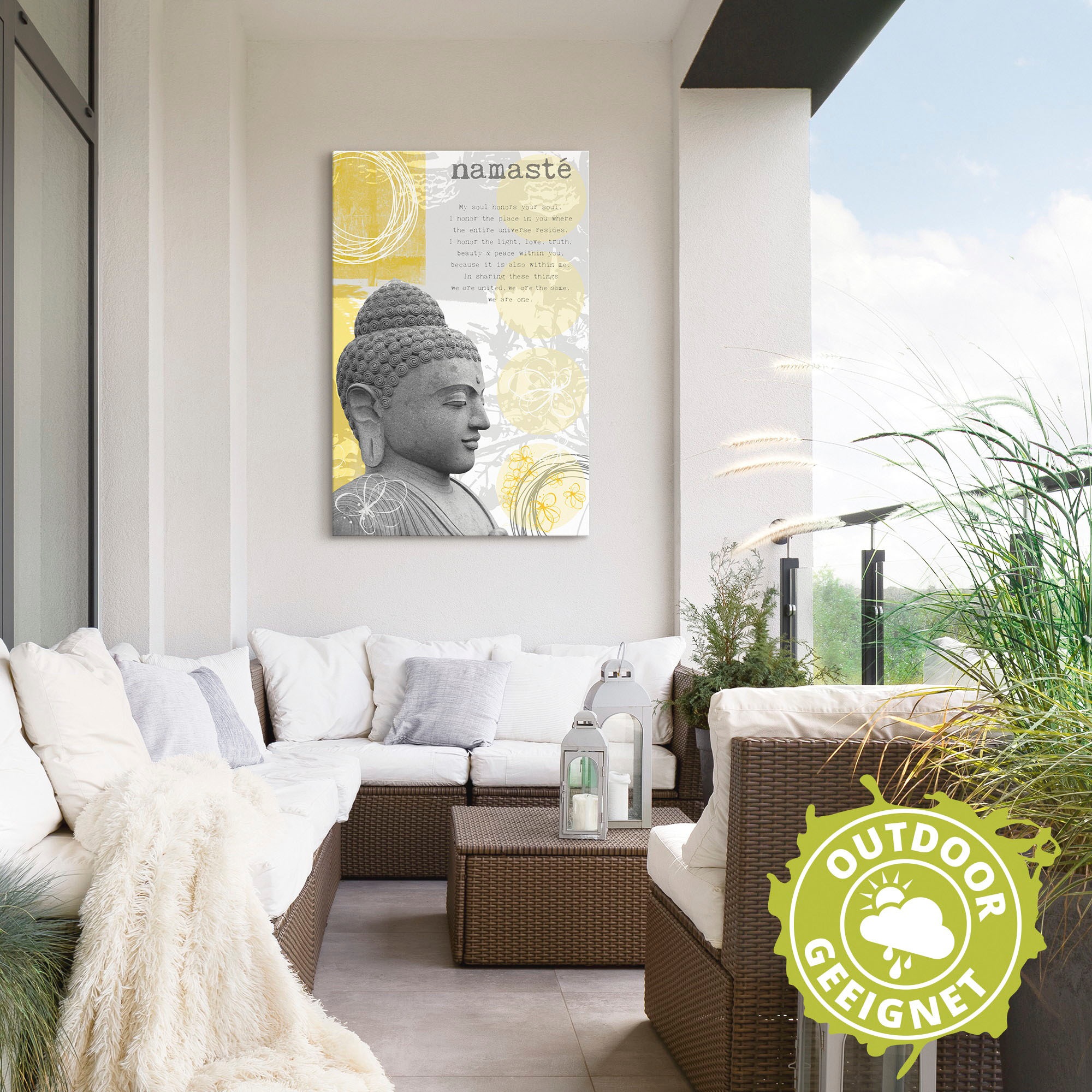 Artland Wandbild "Buddha I", Religion, (1 St.), als Alubild, Outdoorbild, P günstig online kaufen