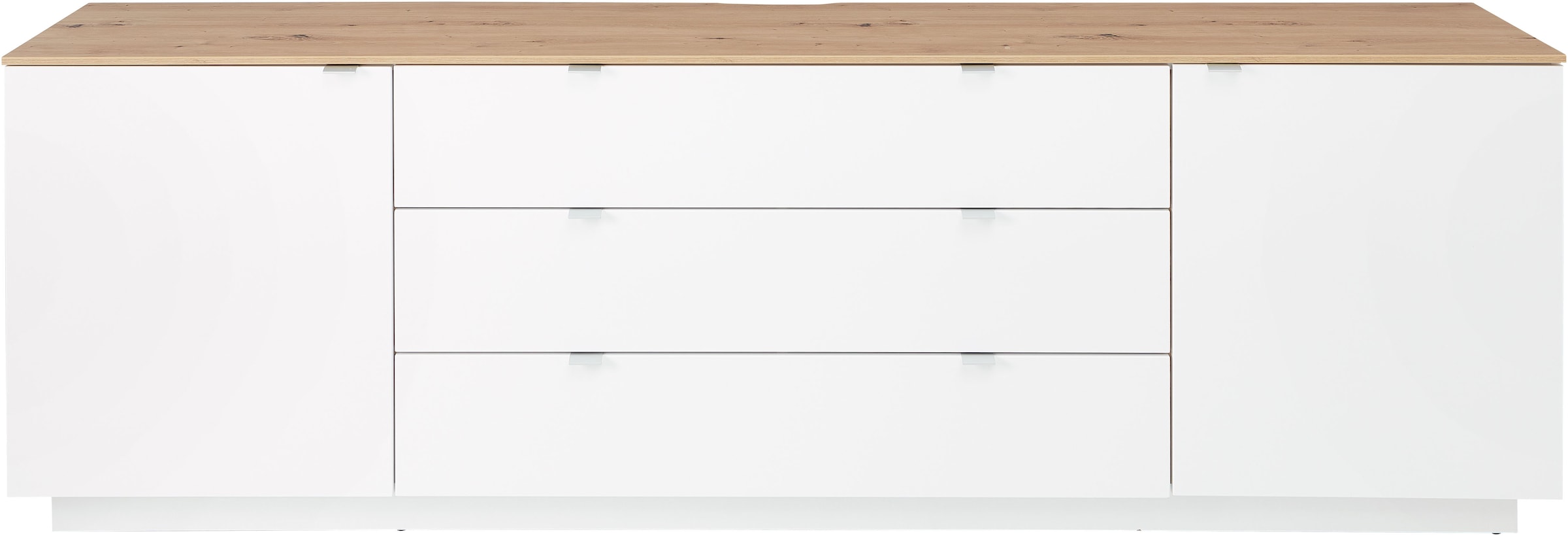 Innostyle TV-Schrank »Core, TV Sideboard Stellmaß B/H/T 240x77x44 cm«, (1 St.), TV Sideboard mit 2 Holztüren und 3 Schubkästen mit Doppelzarge