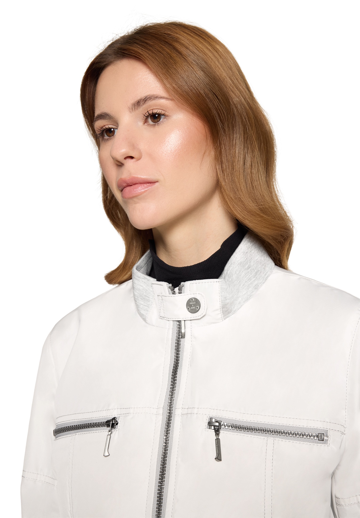 Amber & June Sommerjacke »Damen mit Stehkragen«