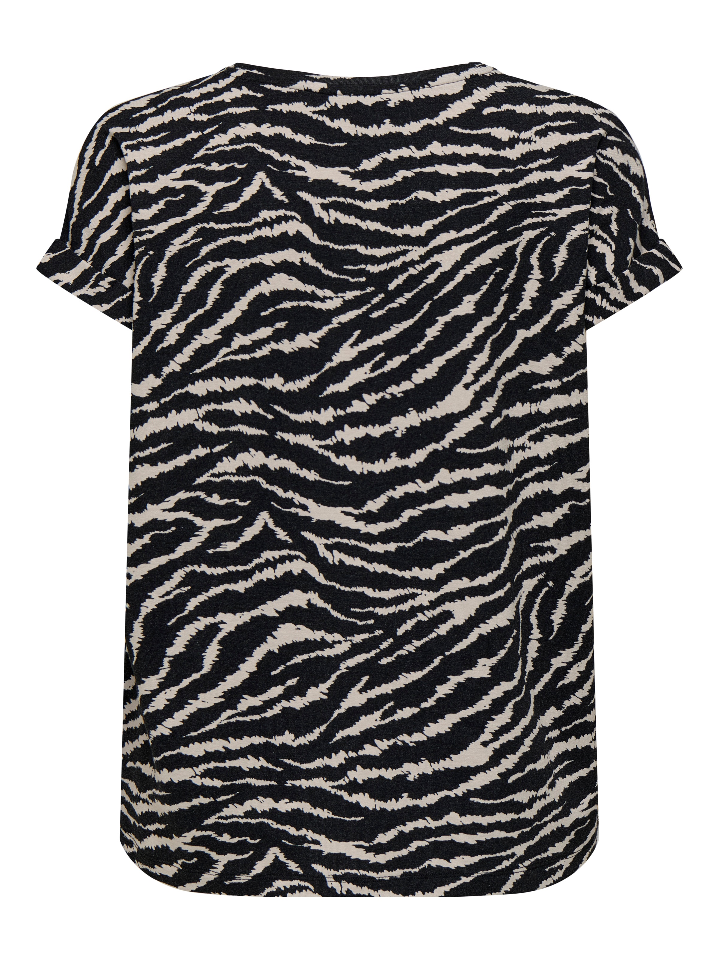 ONLY Kurzarmshirt "ONLMOSTER – Shirt mit Animal-Print und lockerem Schnitt" günstig online kaufen