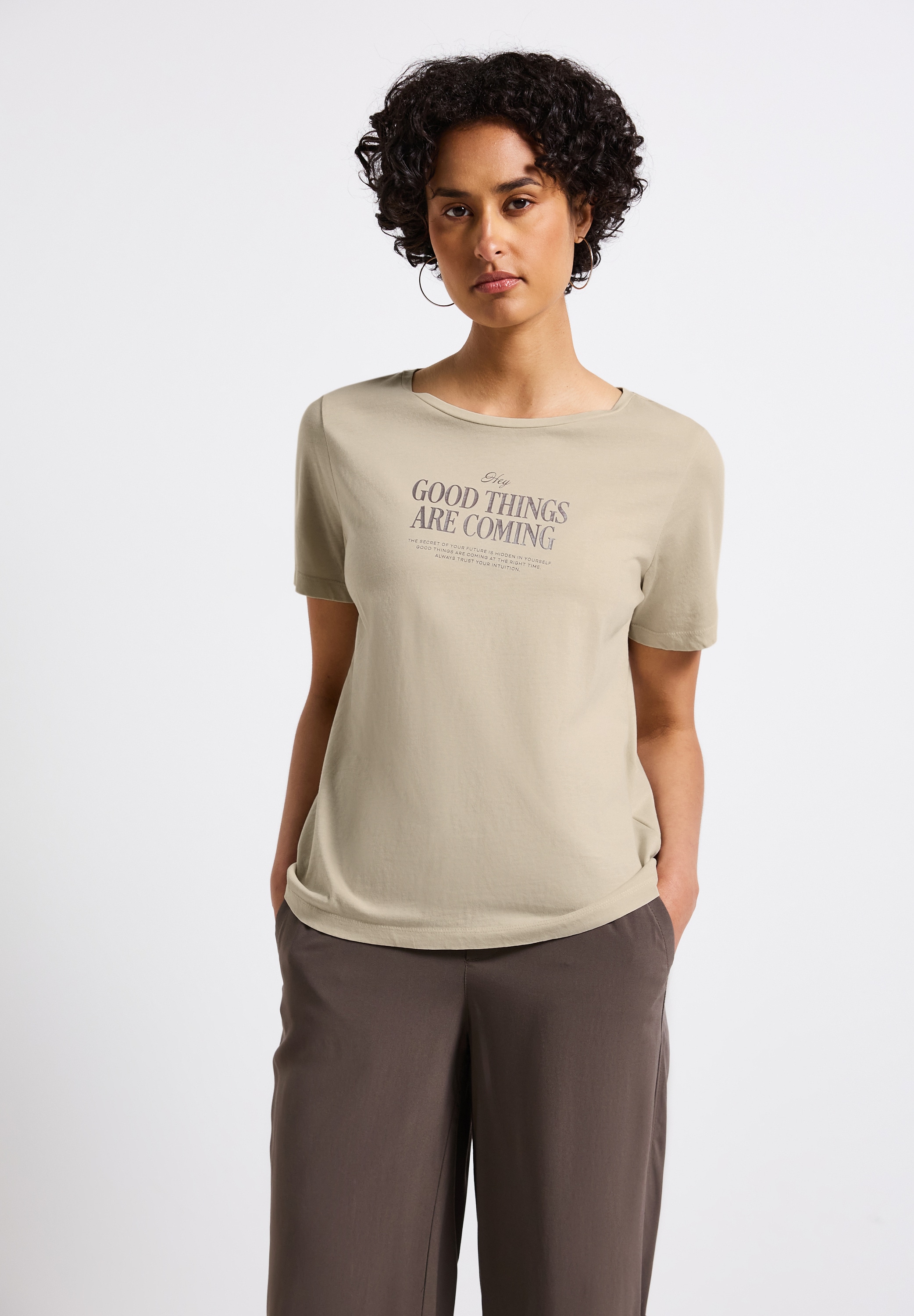 STREET ONE T-Shirt, mit Wording günstig online kaufen