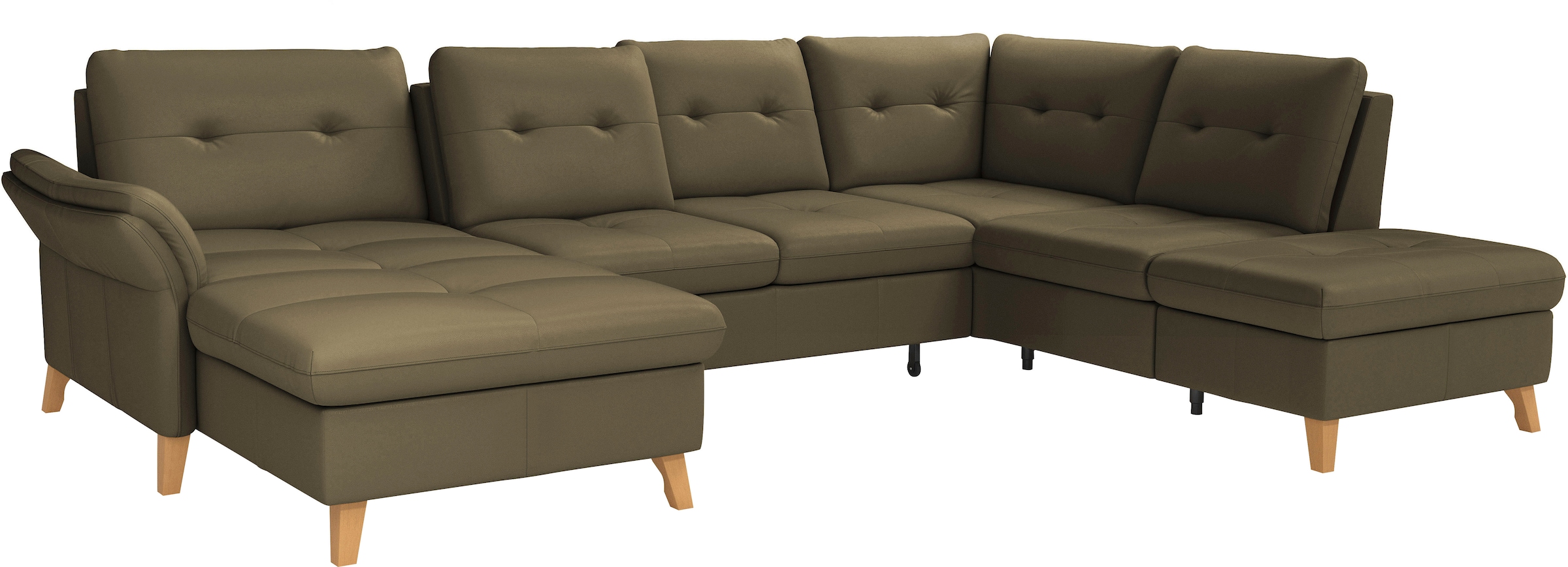 sit&more Wohnlandschaft »Göteborg«, inkl. Sitztiefenverstellung, wahlweise mit Bettfunktion & Bettkasten