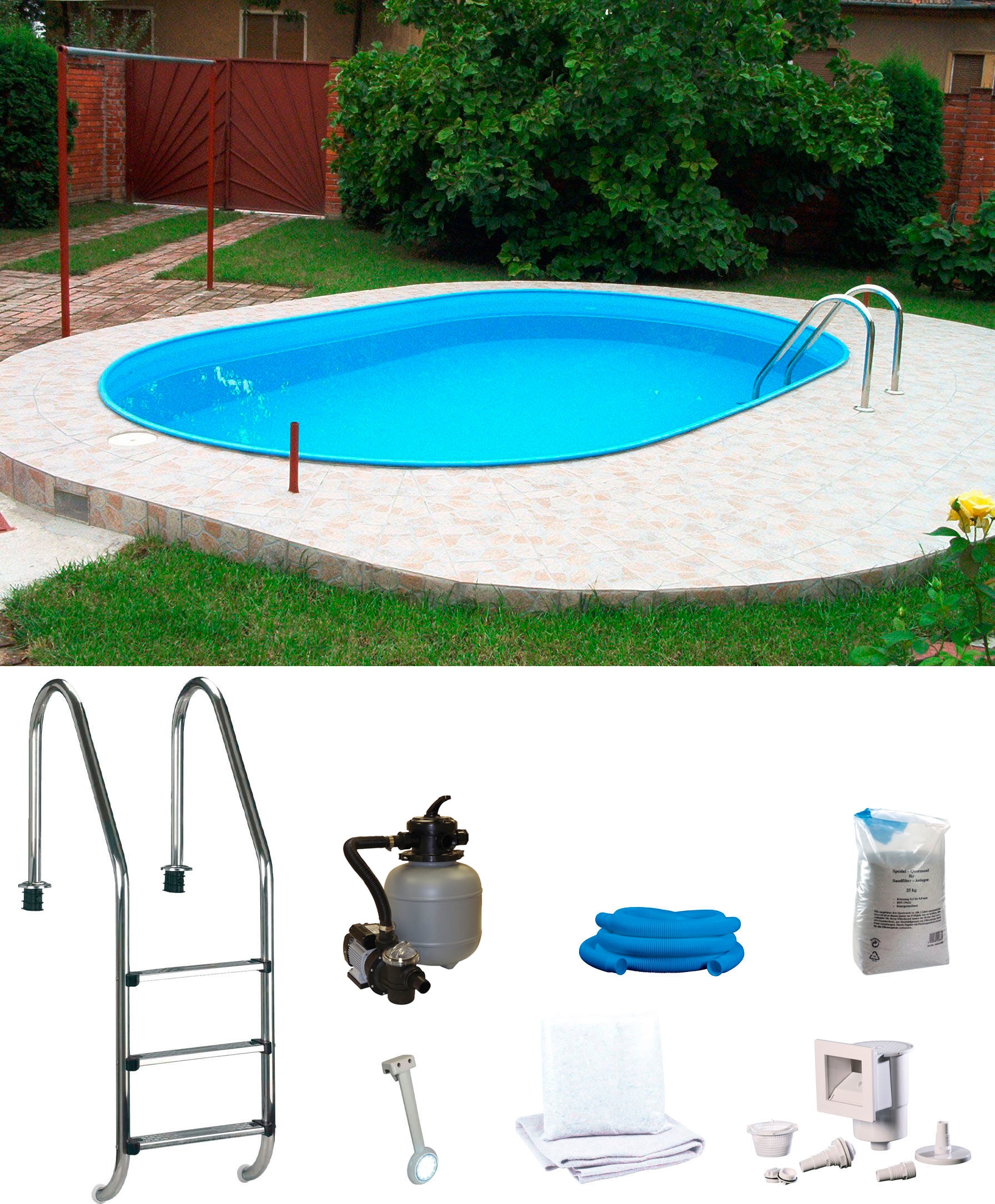 my POOL BWT Ovalpool inkl. Einhänge-LED-Scheinwerfer günstig online kaufen