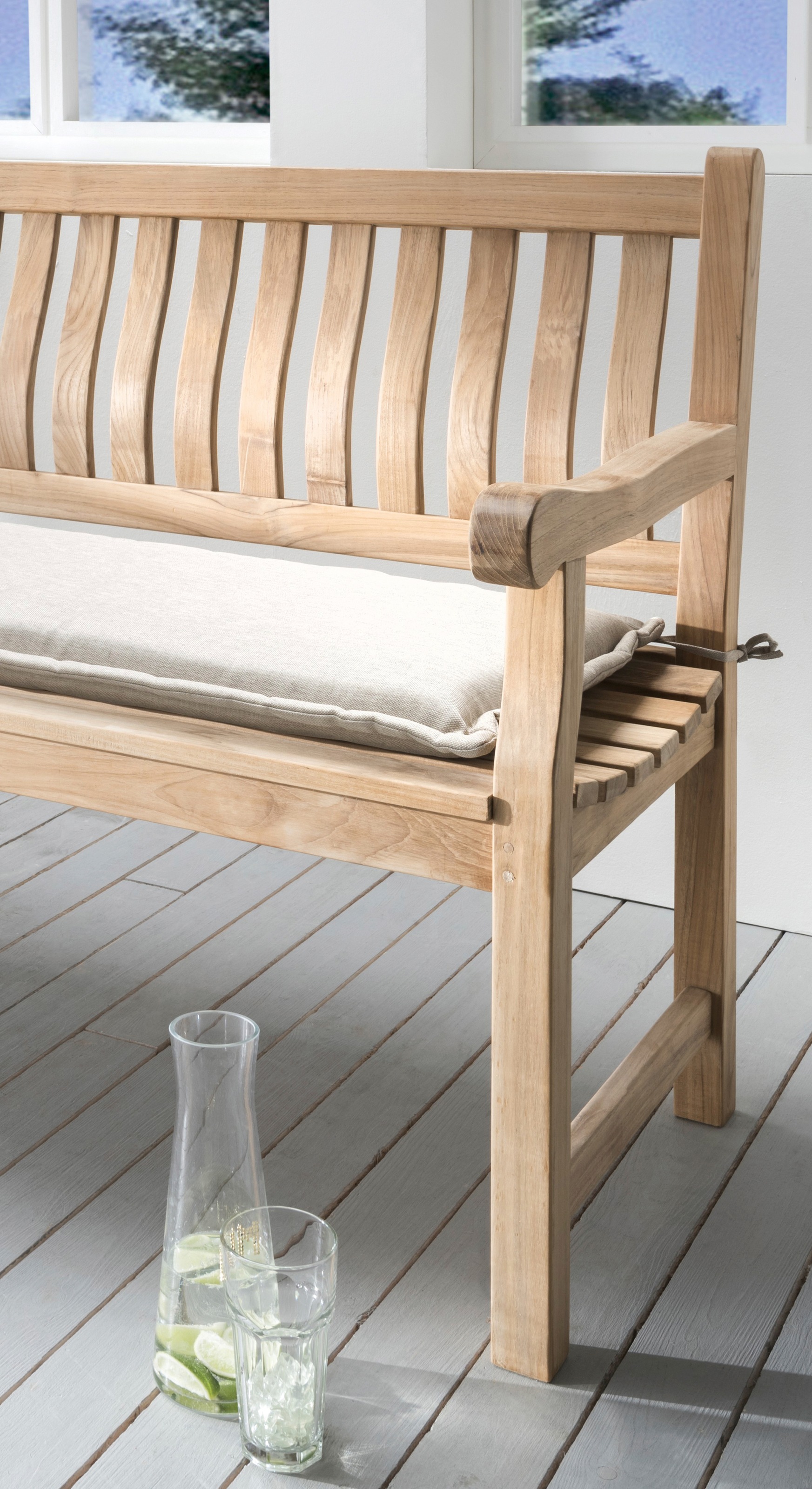 Destiny Bankauflage, Polster für Gartenbank 120x45x5cm, in versch. Farben günstig online kaufen