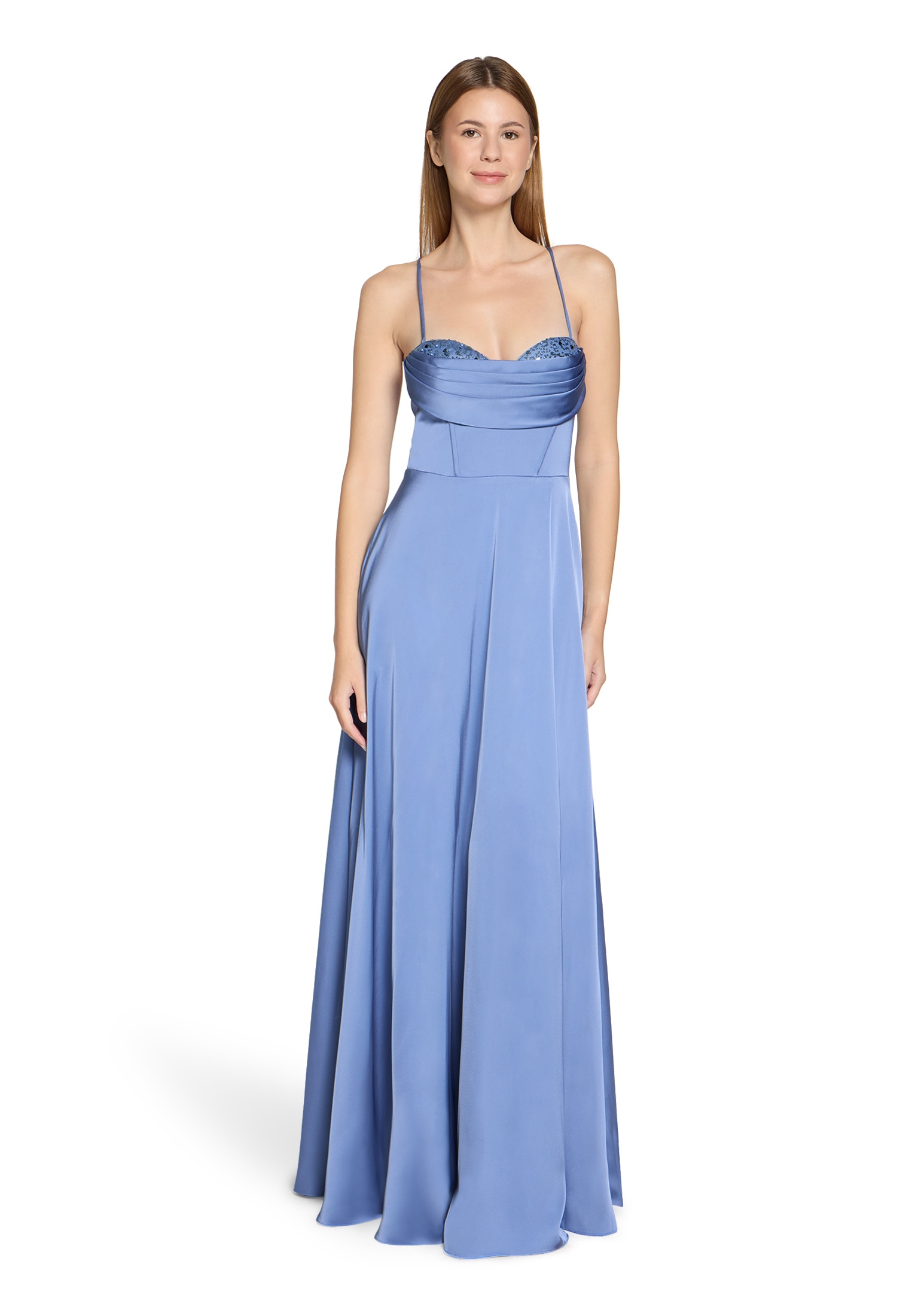 Vera Mont Abendkleid "Damen mit Wasserfallausschnitt" Nahttasche günstig online kaufen