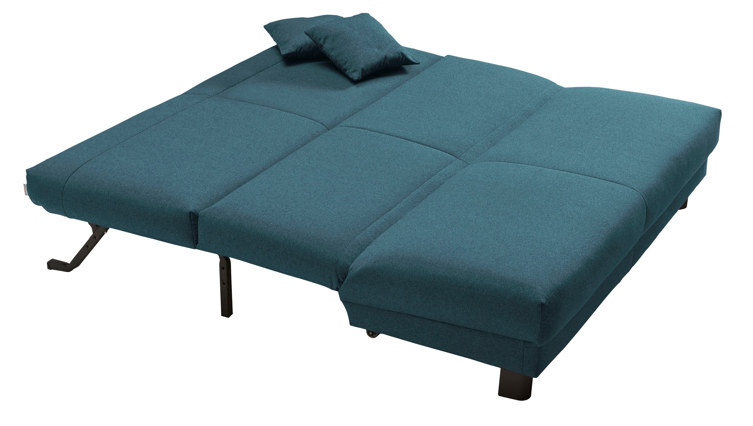 ell + ell Schlafsofa »Enny«, Breite 180 cm, Liegehöhe 45 cm, Füße schwarz