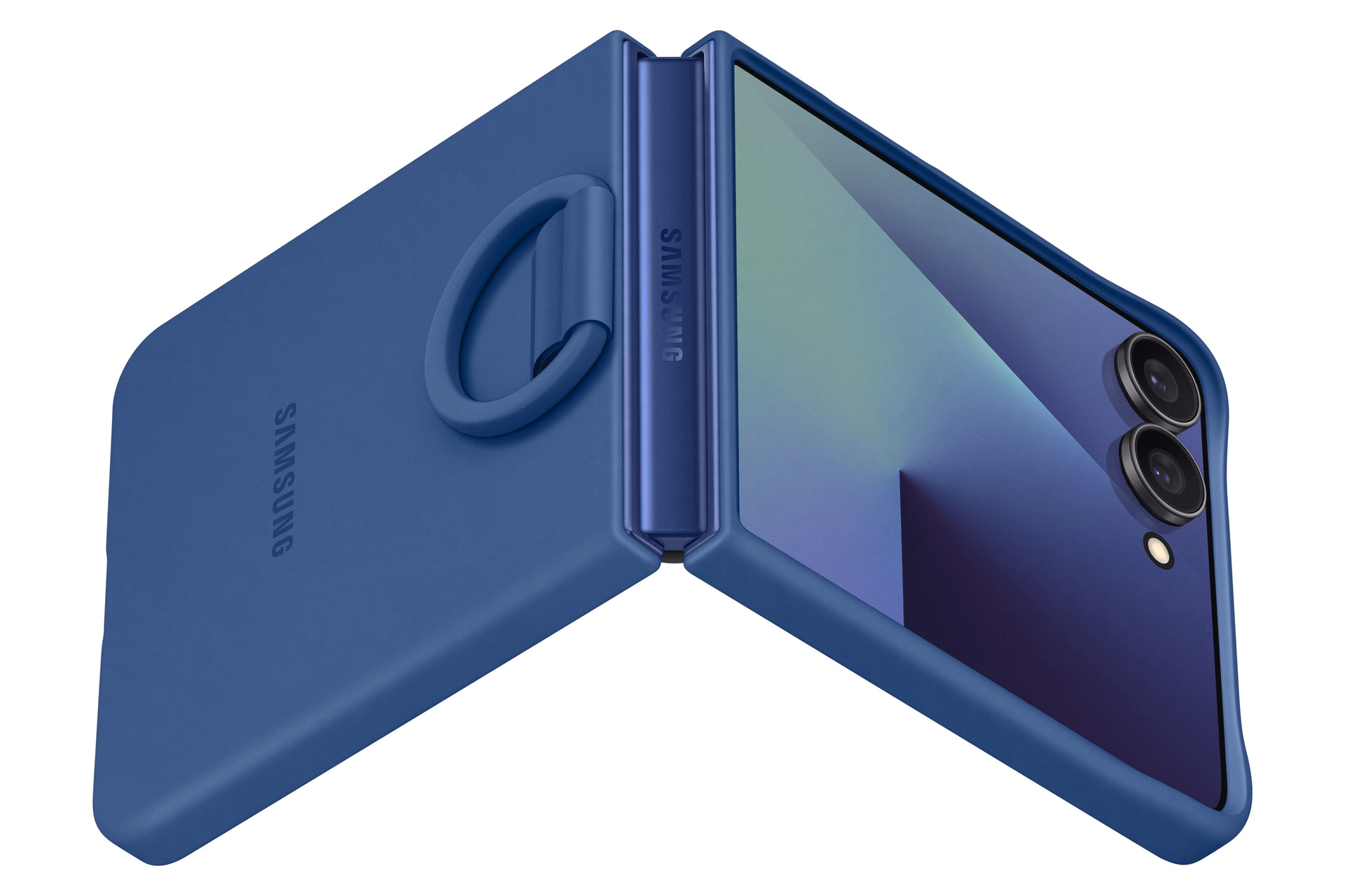 Samsung Handyhülle »Ring Case für Samsung Galaxy Z Flip7«, Samsung Galaxy Z Flip7, Backcover, Schutzhülle, Handyschutzhülle, Case, Schutzcase, stoßfest