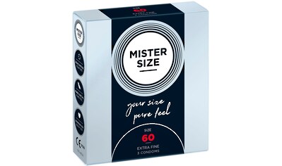 MISTER SIZE Kondome »60 mm«, (Packung), hauchdünne Wandstärke kaufen