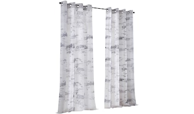 Kutti Vorhang »Claude«, (1 St.), Gardine halbtransparent, bedruckt, Polyester, Batist kaufen