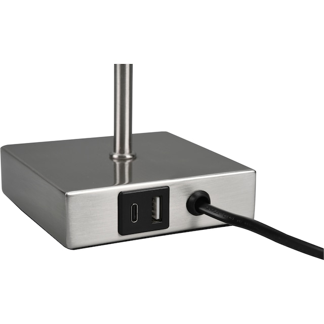 USB-C max 25W BAUR exkl Leuchten TRIO 1 Schreibtischlampe flammig-flammig, Nachttischlampe Zugschalter 1xE27 | Lademöglichkeit »Ole«,