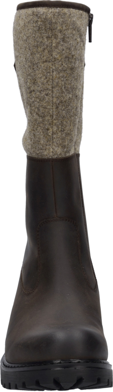 Josef Seibel Stiefel »Melinda 34«  Blockabsatz, Langschaftstiefel mit Filzbesatz, Weite G