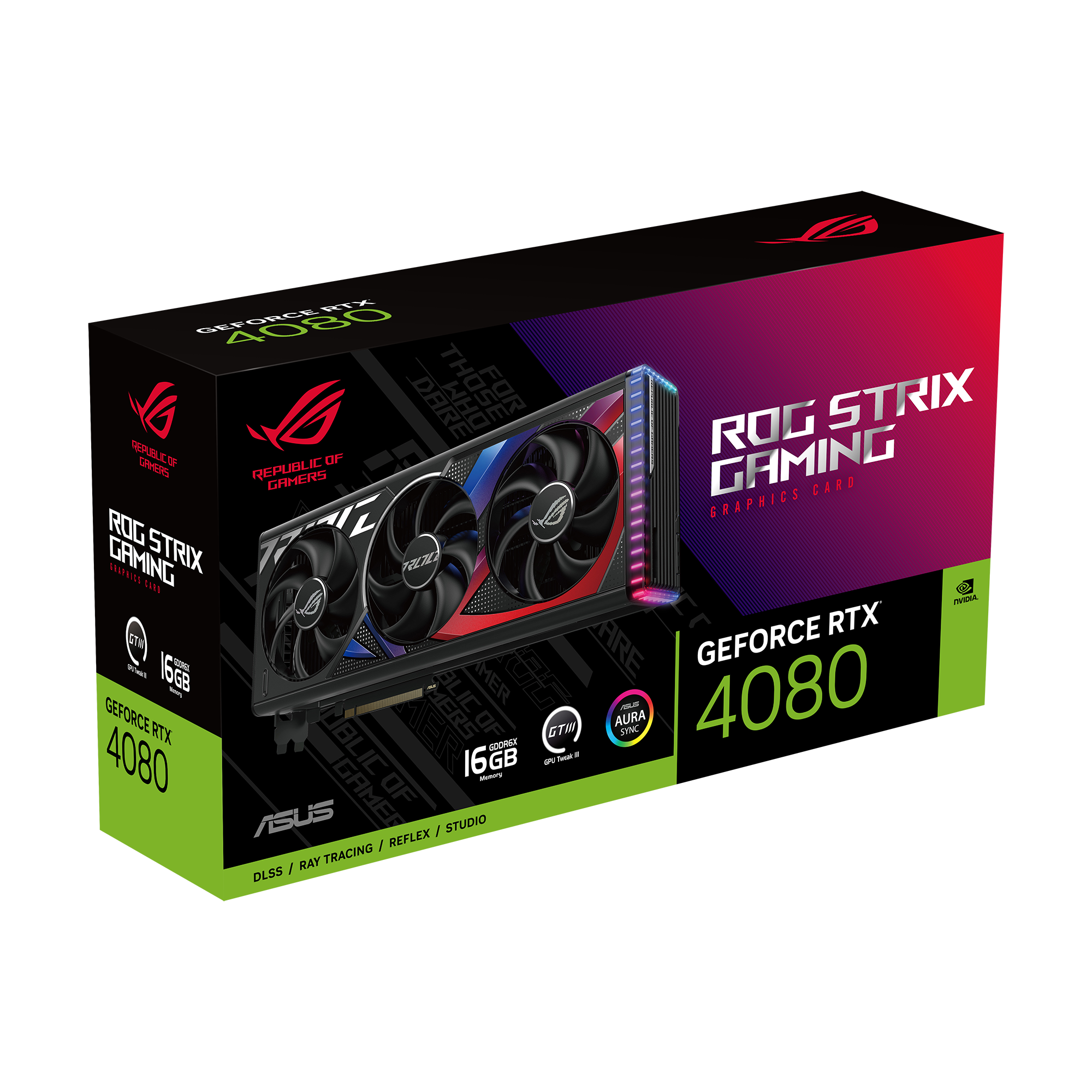 Asus Grafikkarte »ROG-STRIX-RTX4080-16G-GAMING«, 16 GB, GDDR6X