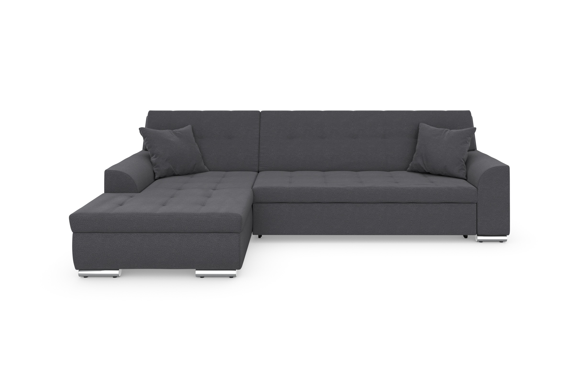 DOMO collection Ecksofa Treviso, wahlweise mit Bettfunktion, incl. Zierkiss günstig online kaufen