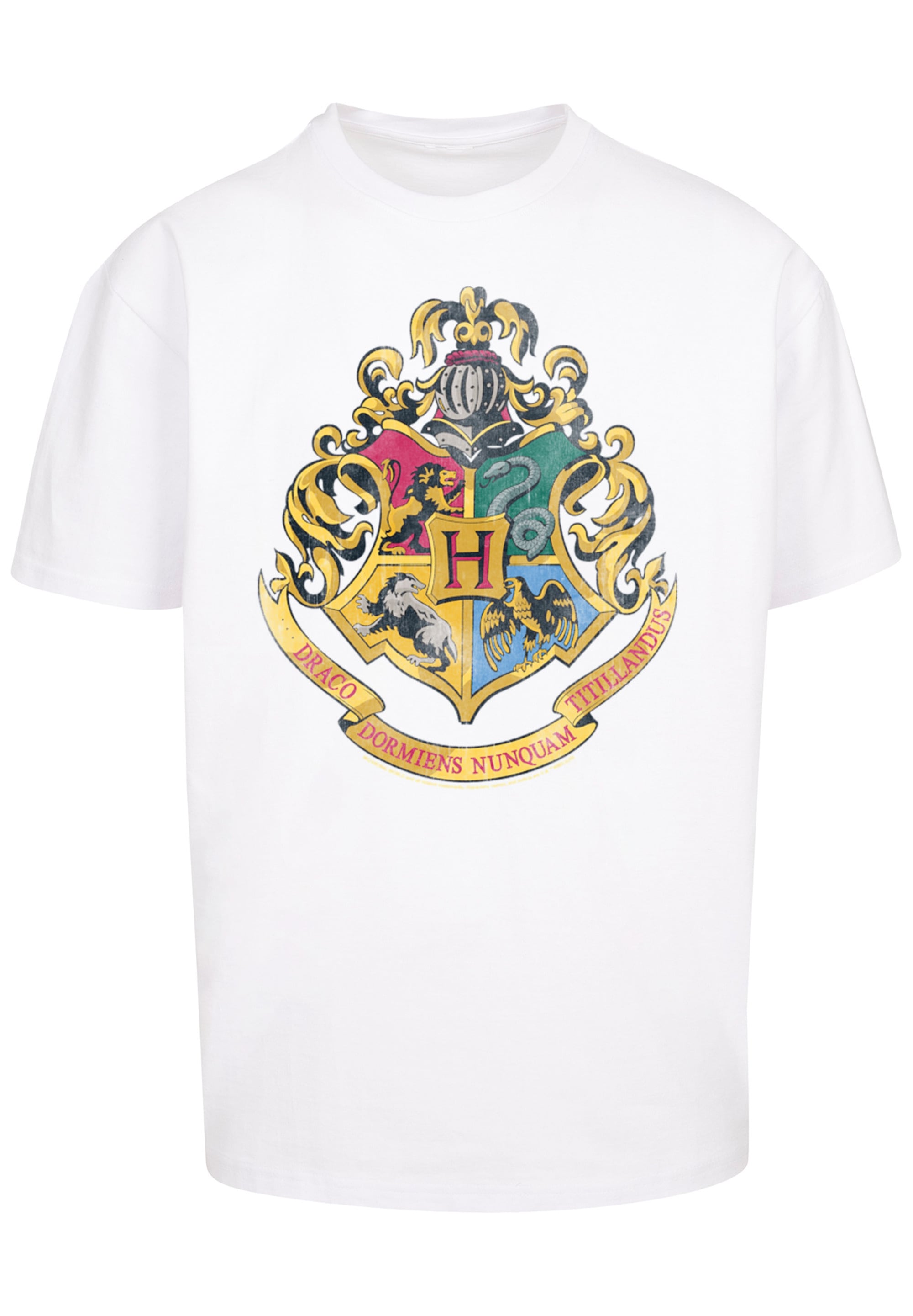 F4NT4STIC T-Shirt "Harry Potter Distressed Hogwarts Crest", Print günstig online kaufen