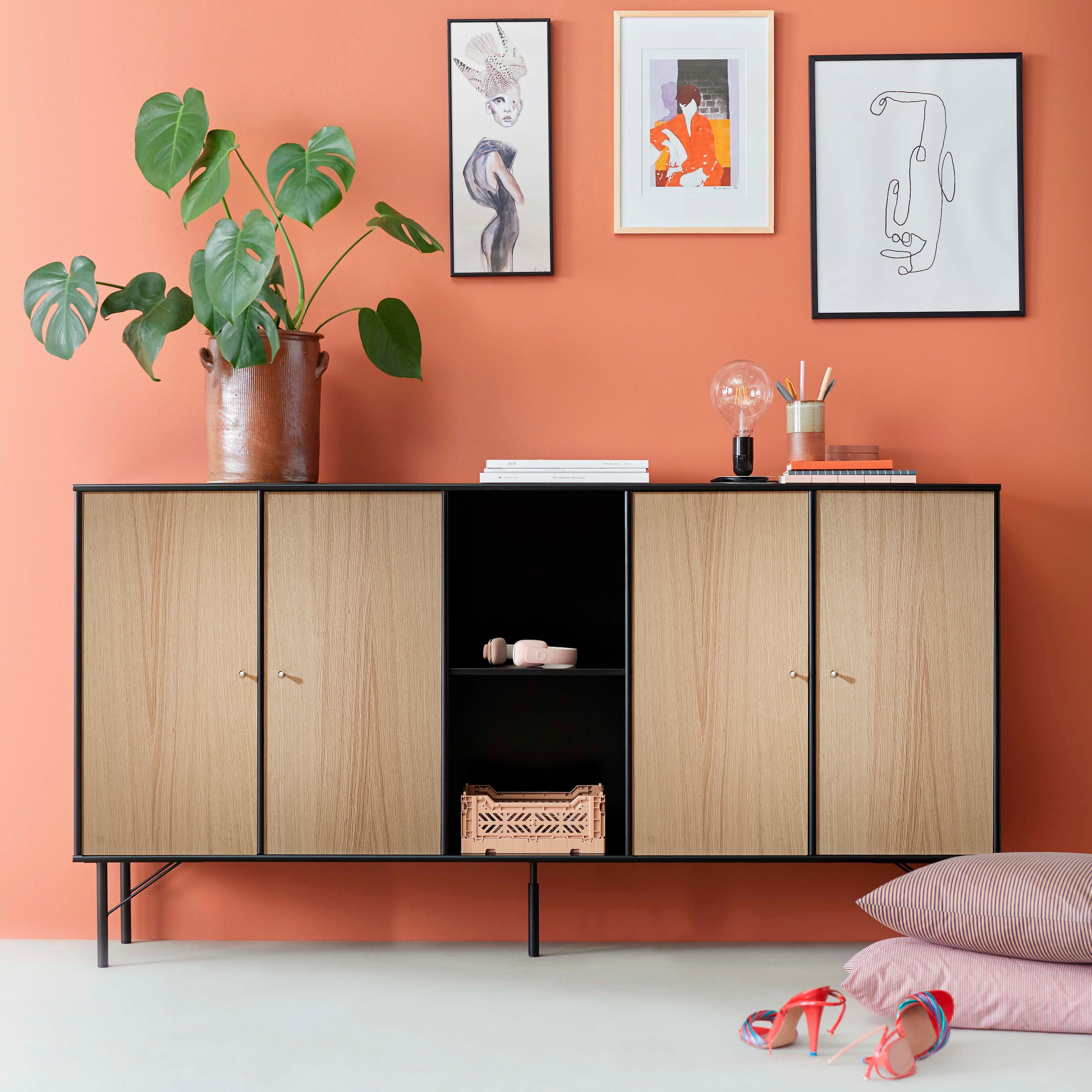 Hammel Furniture Türfront »Mistral Kubus & cm St), St.), 026, und 063, 117, für (2 116 Ergänzung Korpus 025, 32 BAUR passend (2 Sideboard zur Breite: | Tür als Bücherregal«