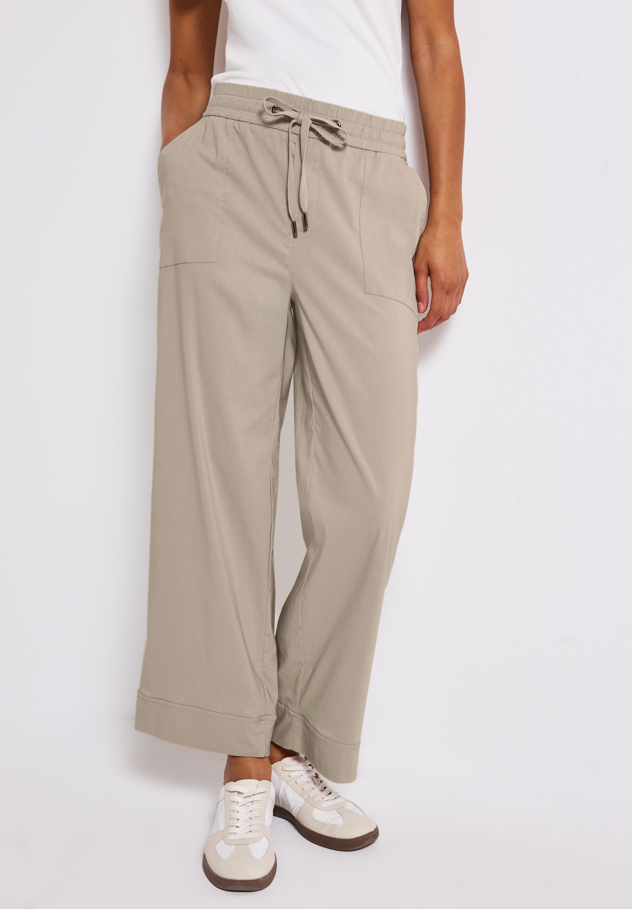 STREET ONE Stoffhose, Sommerhose mit Turn-Up günstig online kaufen